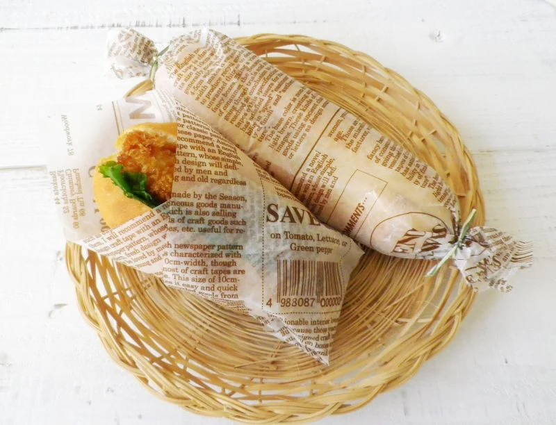 Designed Wax Paper 40 sheets 18cm x 18cm - Clear - Image 2