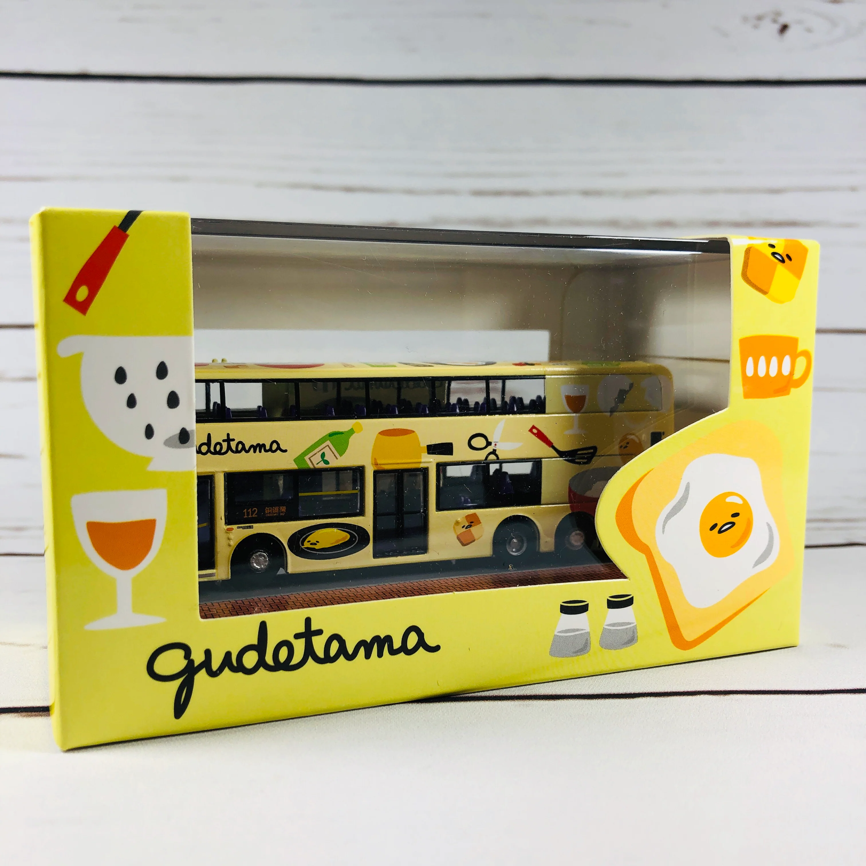 80M Diecast Gudetama Bus CR120002 - Image 3