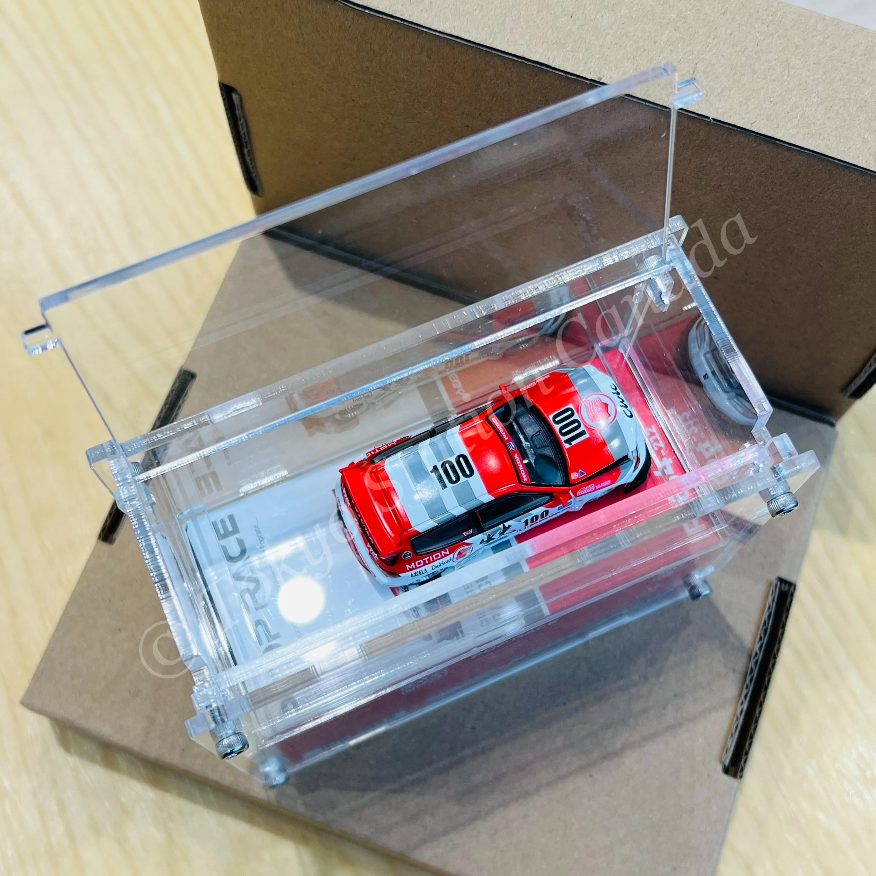 Acrylic Display Case A15 (For POPRACE regular box / Tarmac GLOBAL64) - Image 2