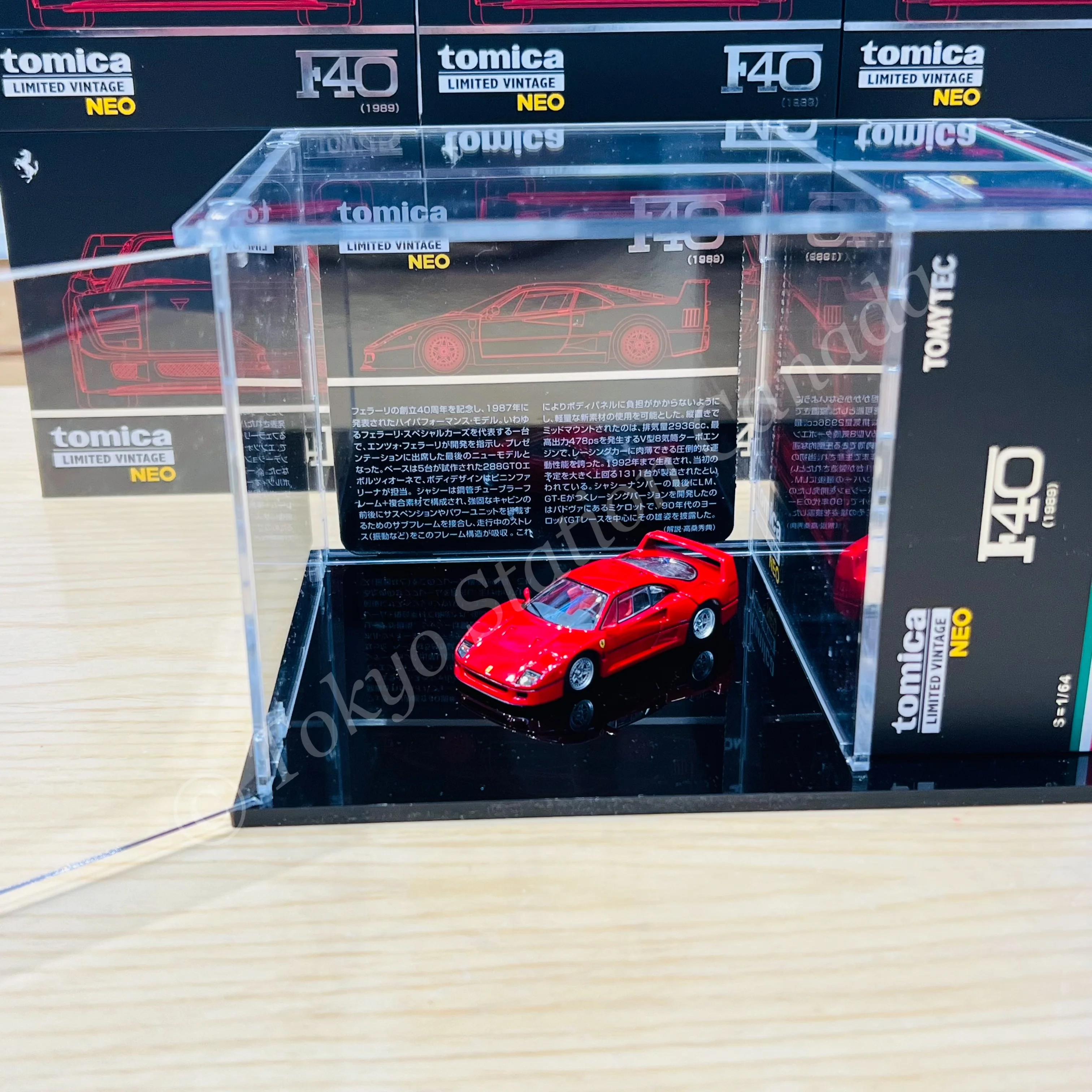 Acrylic Display Case TLV-A01 for TLVN Square Box - Image 2