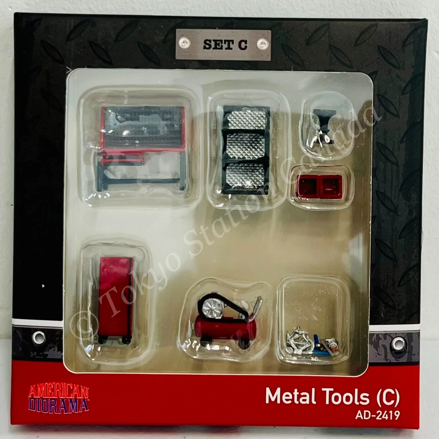 AMERICAN DIORAMA 1/64 Figure Set - Metal Tools Set (C) AD-2419 - Image 2