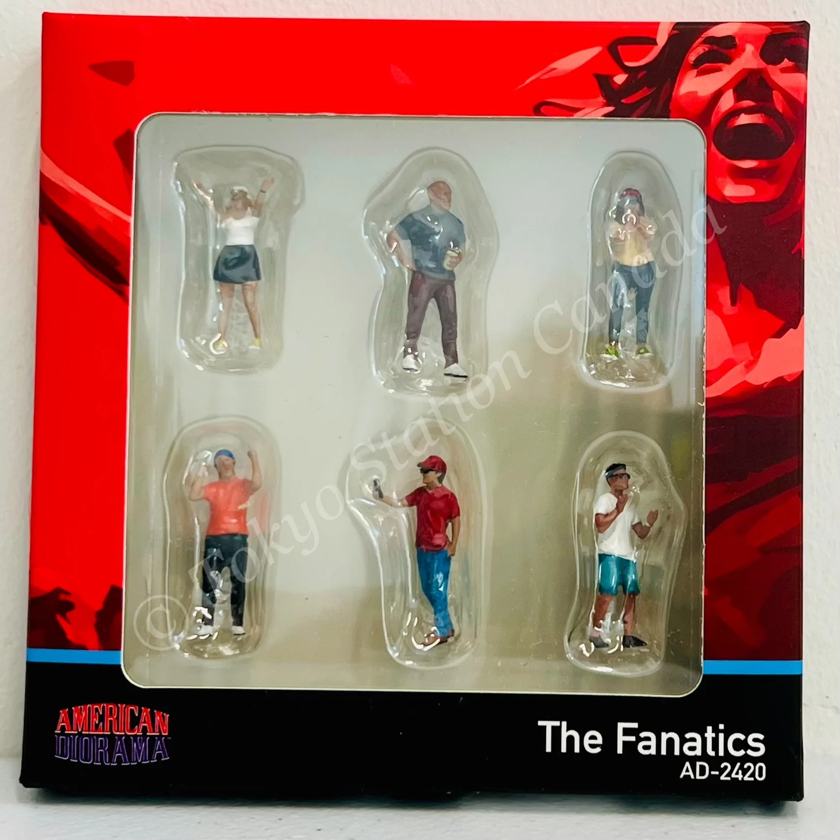 AMERICAN DIORAMA 1/64 Figure Set - The Fanatics AD-2420 - Image 2