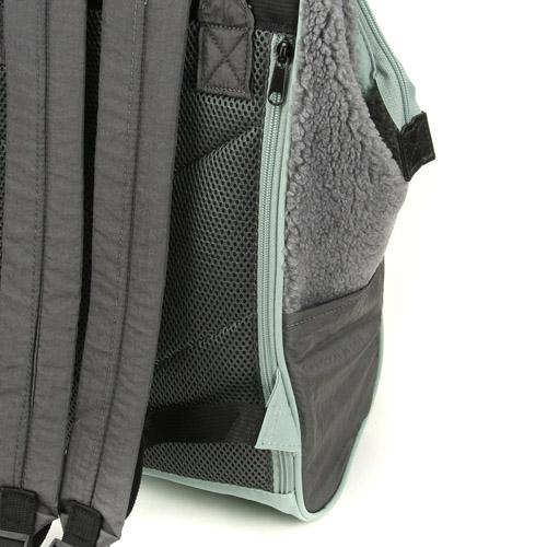 anello® Faux Fur Backpack Grey - Image 5