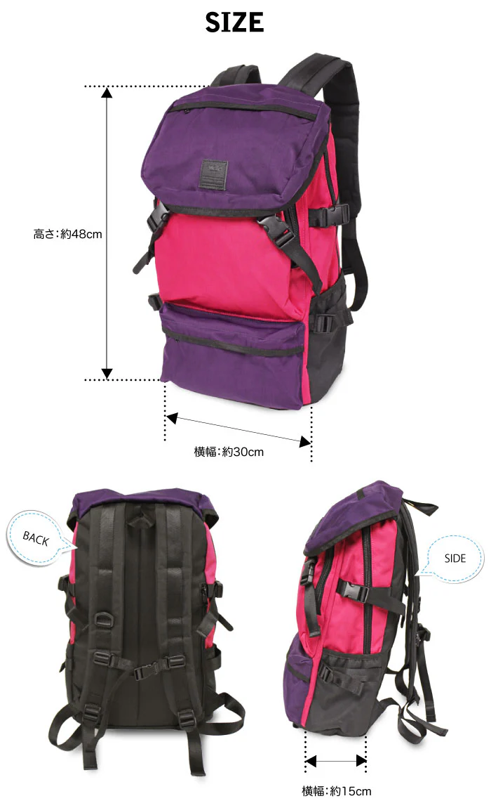 anello ®Japan RETRO OUTDOOR Backpack - L.Brown AH-B1901 - Image 5