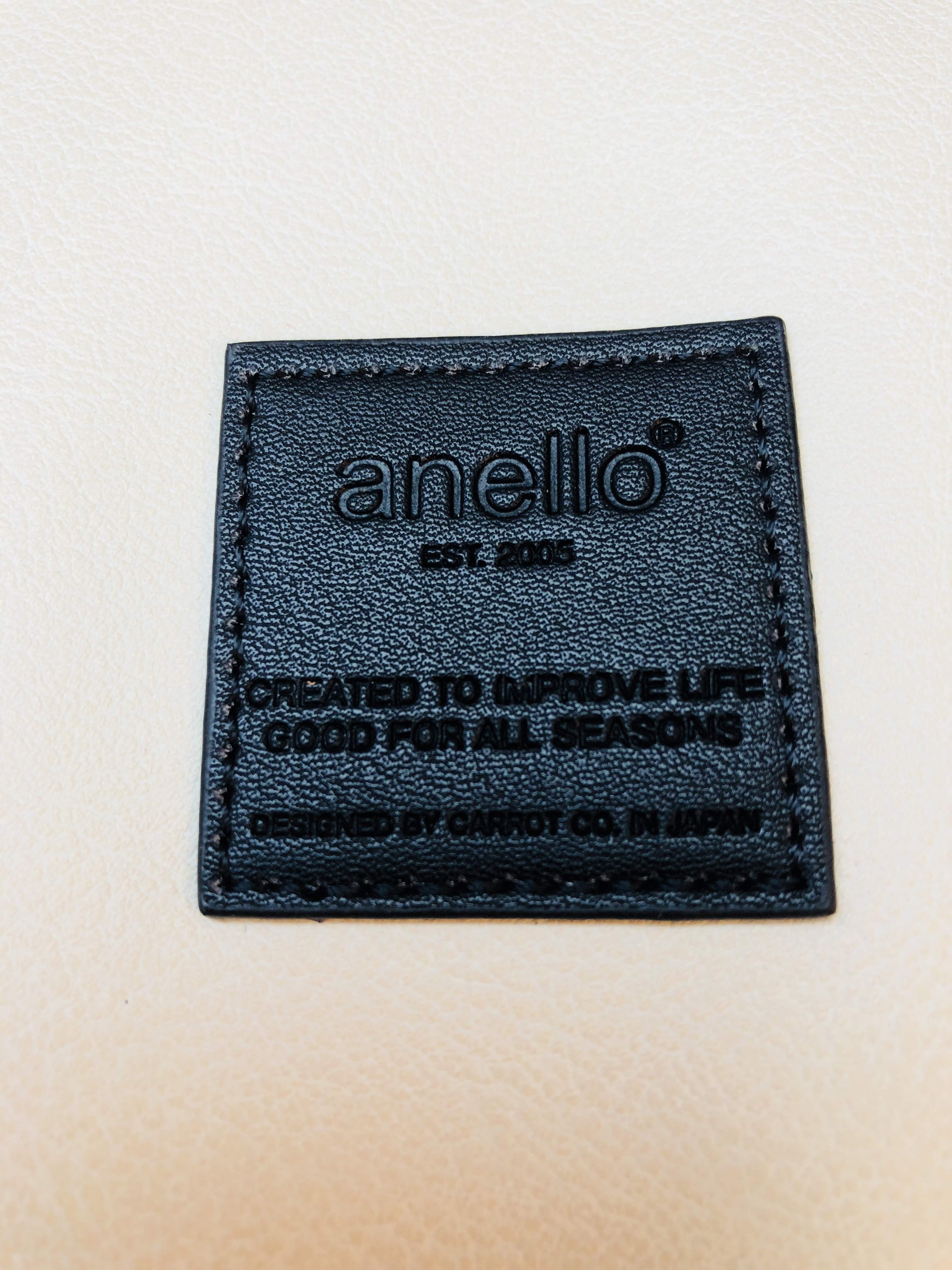 anello® Japan Synthetic Leather Mouthpiece Backpack - Aobori Black AT-B1211 - Image 3