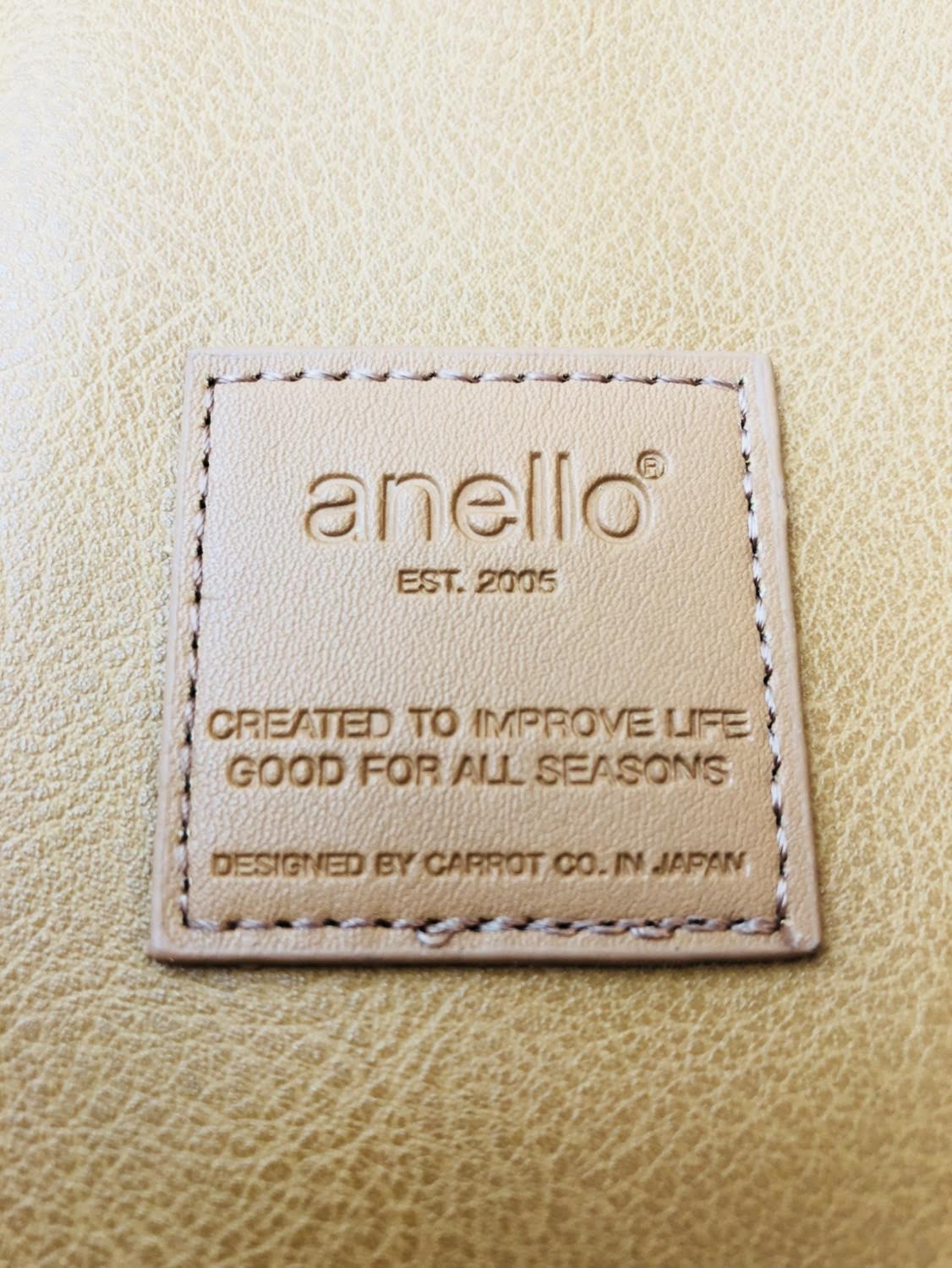 anello® Japan Synthetic Leather Mouthpiece Backpack - Brown AT-B1211 - Image 3