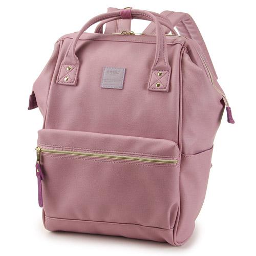 anello® Japan Synthetic Leather Mouthpiece Backpack - Lavender AT-B1211 - Image 2