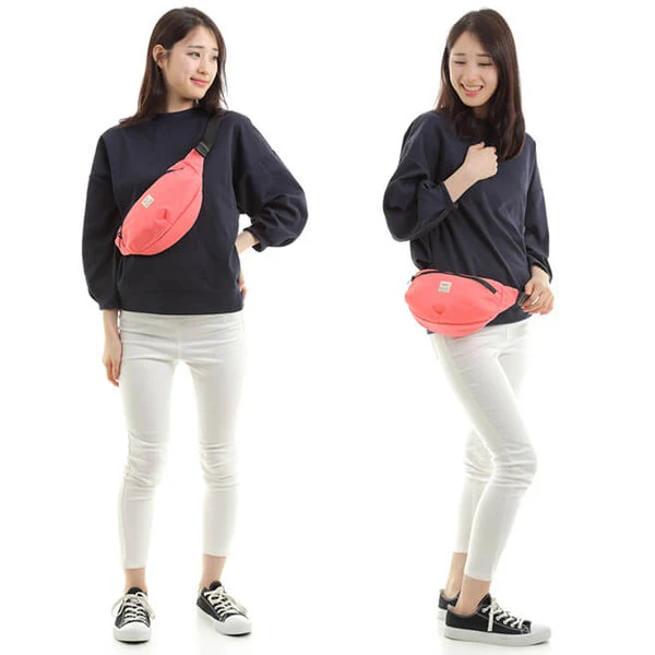 anello® Japan Waist Bag - Neon Pink AT-B2021 - Image 2