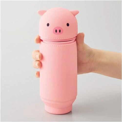 Animal "Standing" BIG Pencil Case - 05 Pig - Image 3