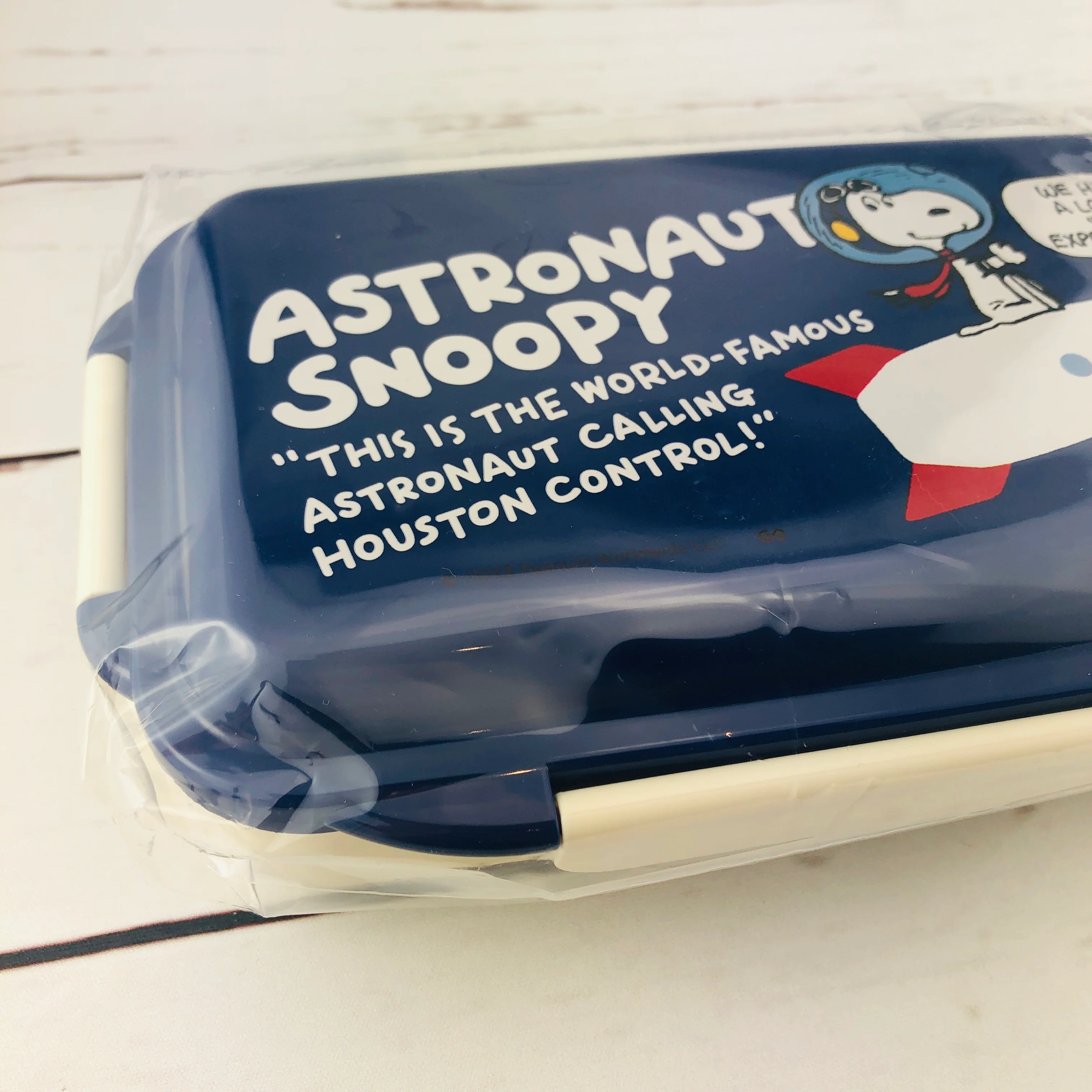 Astronaut Snoopy Lunch Box Set Made in Japan - Image 2