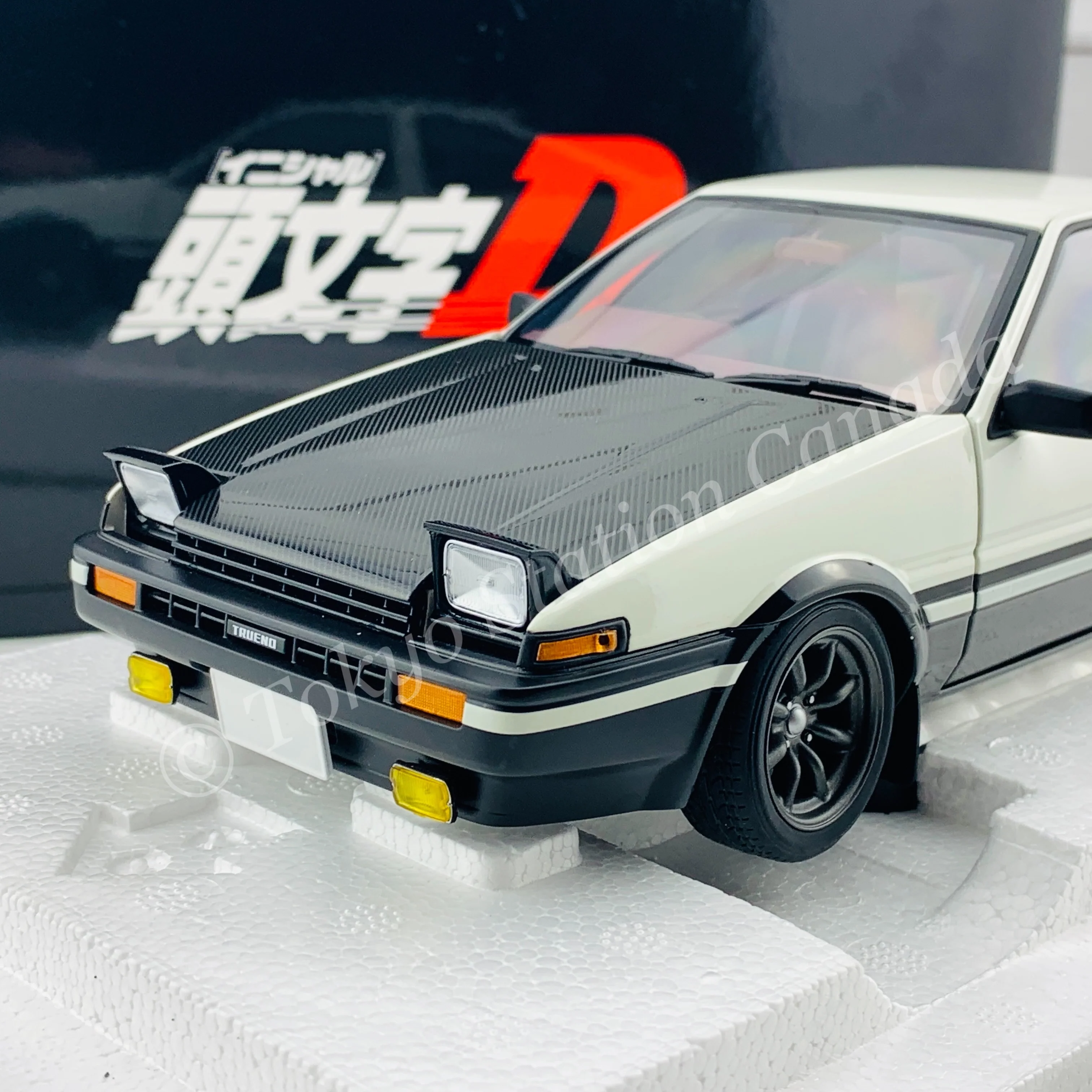 AUTOart 1/18 Toyota Sprinter Trueno AE86 Initial D Project D Final Version 78799 - Image 3