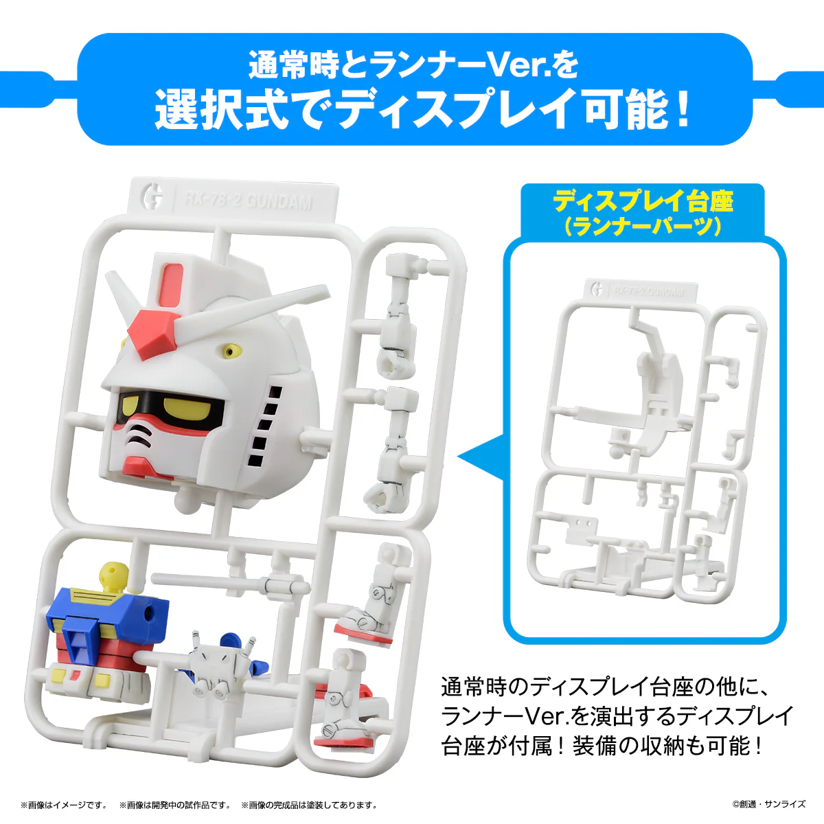 BANDAI NAMCO GUNPLA-KUN DX SET (WITH RUNNER Ver. RECREATION PARTS) - Image 5