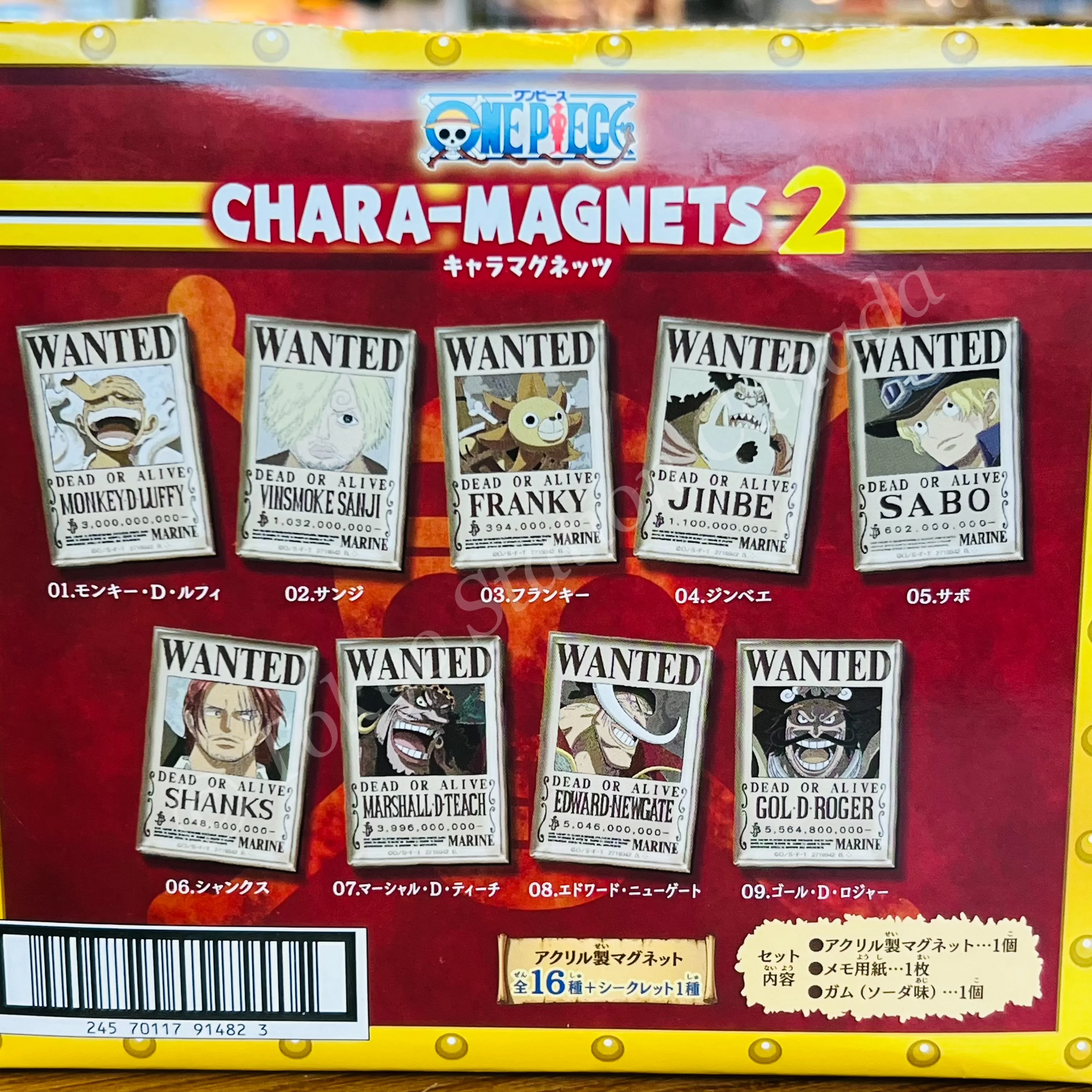 BANDAI NAMCO ONE PIECE CHARA-MAGNETS 2 (Single pack) - Image 2