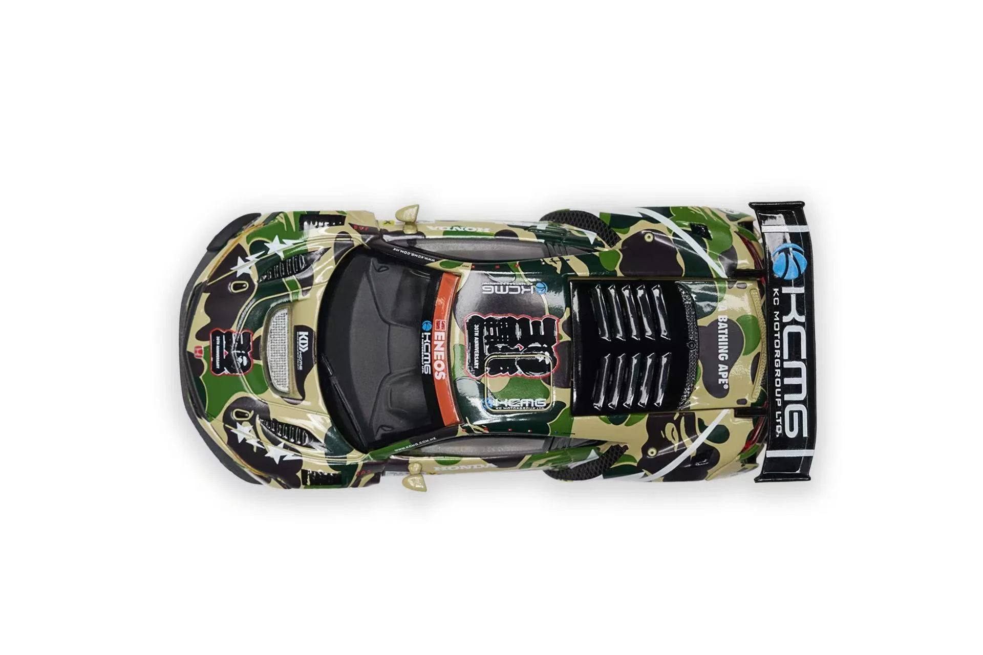 BAPE®︎ x POPRACE 1/64 HONDA NSX GT3 EVO22BAPE PR640027 - Image 4
