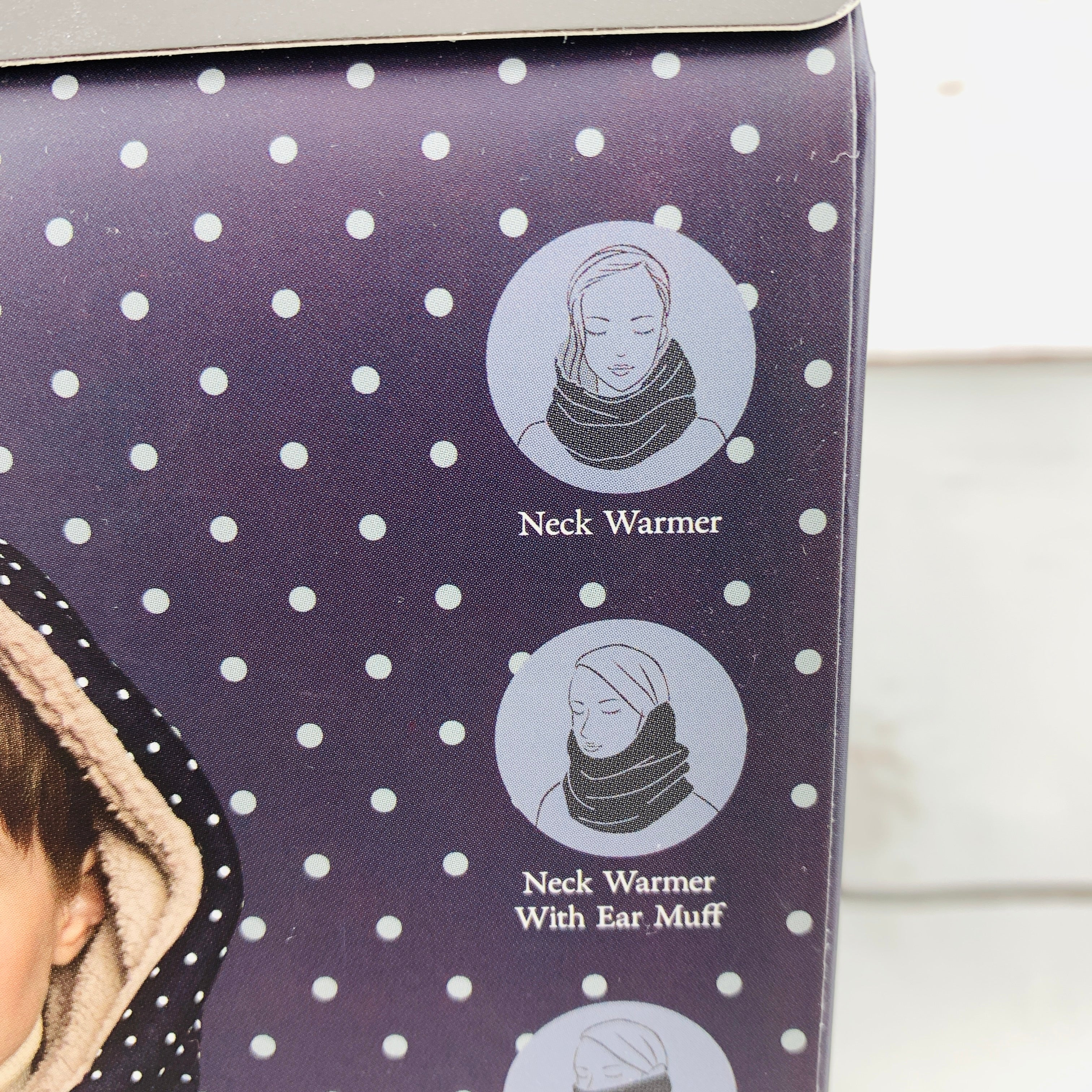BOA 5 Way Neck Roll - Navy Dot - Image 5