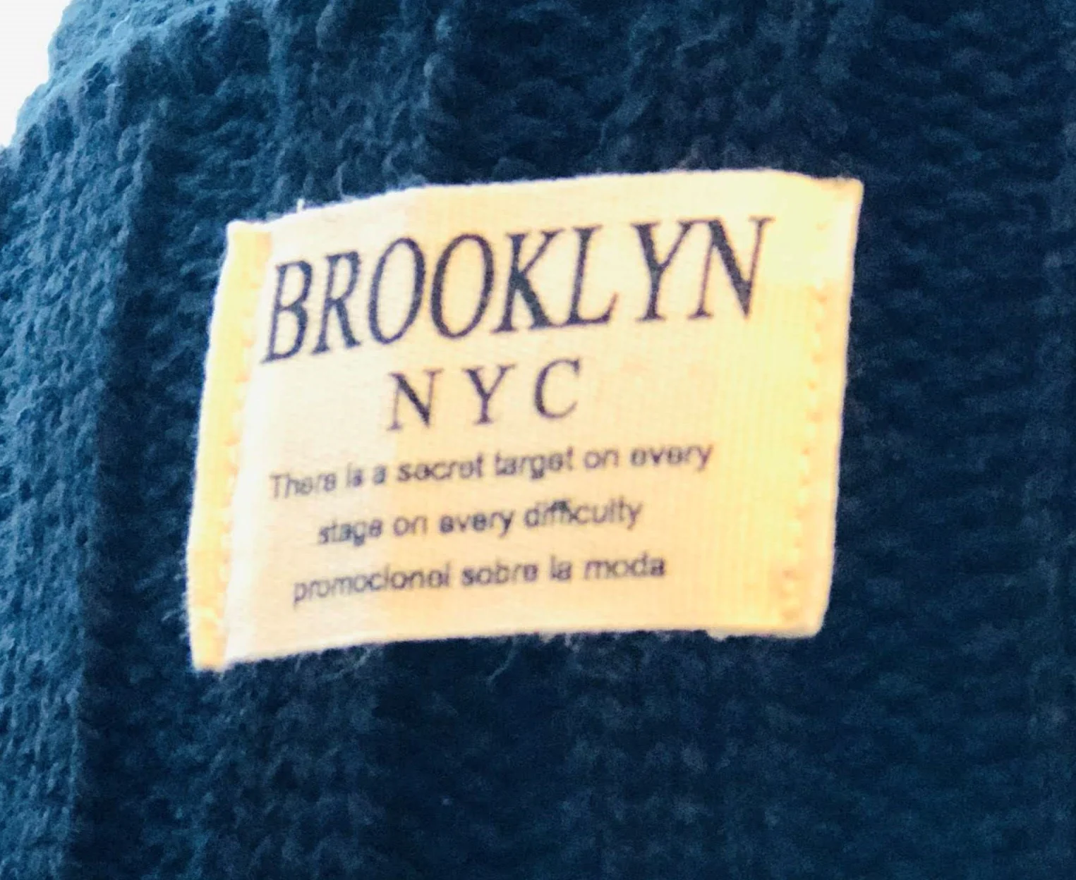 BROOKLYN NYC Beanie - Black 2018-CR51015-BK - Image 3