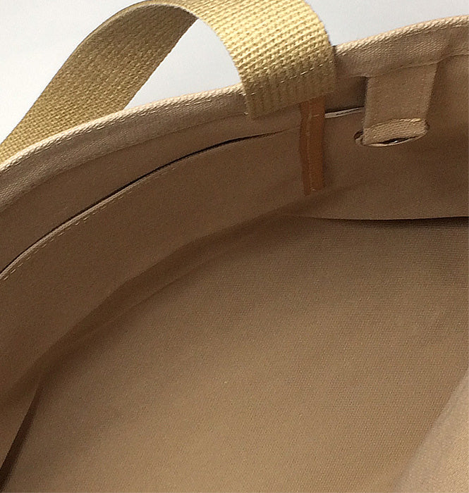 ADAGIO Canvas Tote Bag - Beige - Image 4