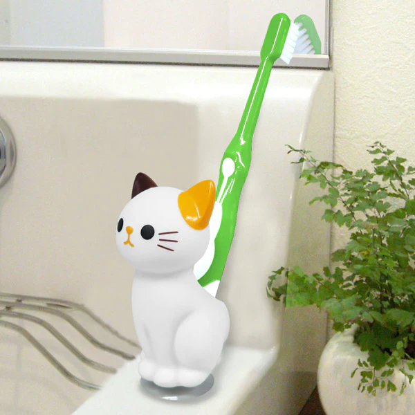 Cat Shape Toothbrush Holder ME186 (Brown) - Image 2