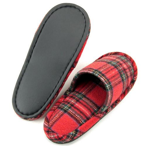 Causal Checker Slippers - Red - Image 2
