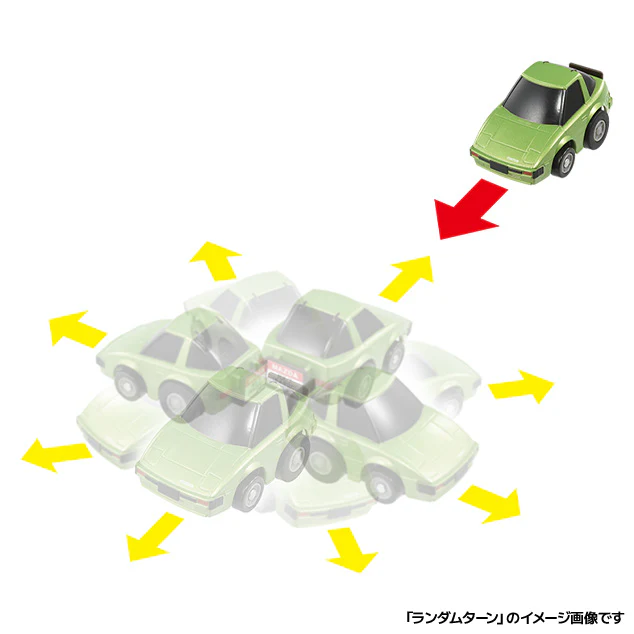 CHORO-Q e-08 Mazda RX-7 (SA22C) First Edition (Choro Q coin included) 4904810209225 - Image 7
