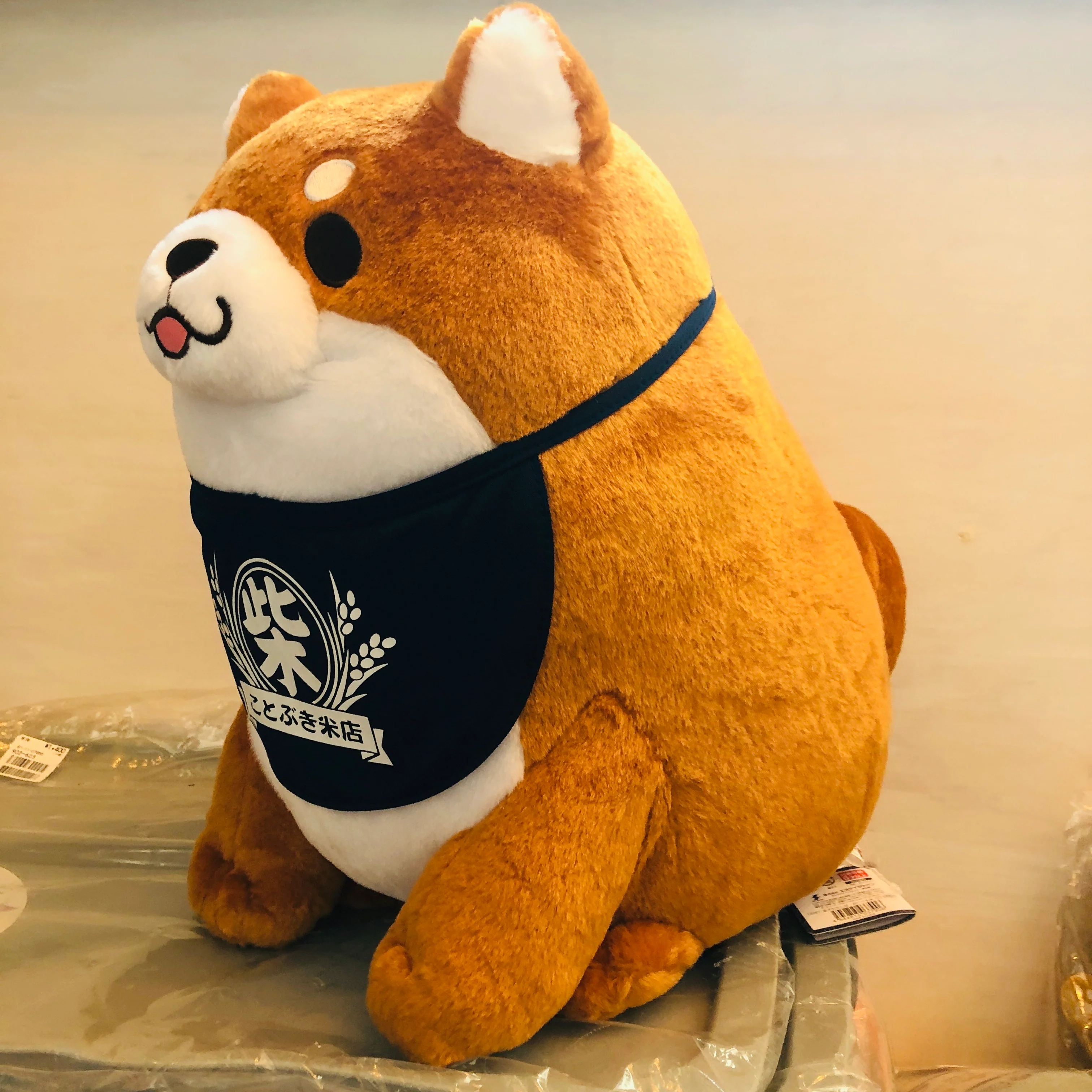 Chuken Mochi Shiba Plush Toy by SK Japan 13267 Brown - Image 3