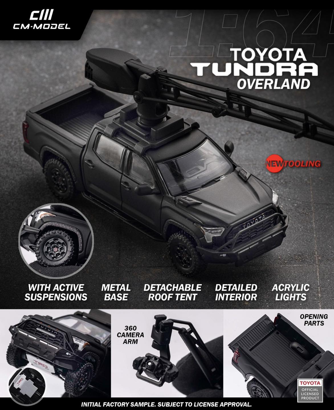 CM MODEL 1/64 Toyota Tundra Overload Camera CM64-TUNDRA-CAMERA - Image 2