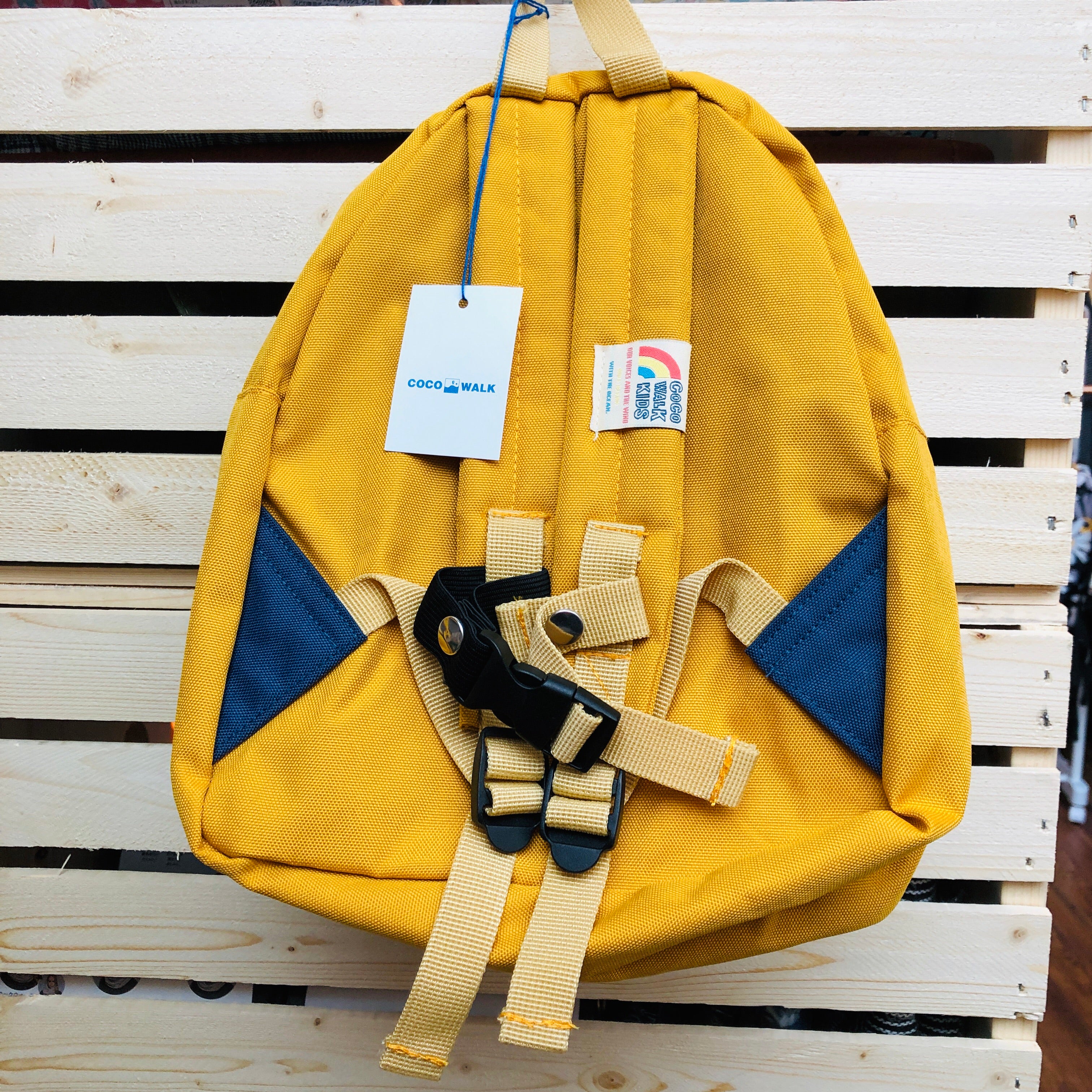 COCO WALK Kid Backpack YELLOW A-180901-MA - Image 2