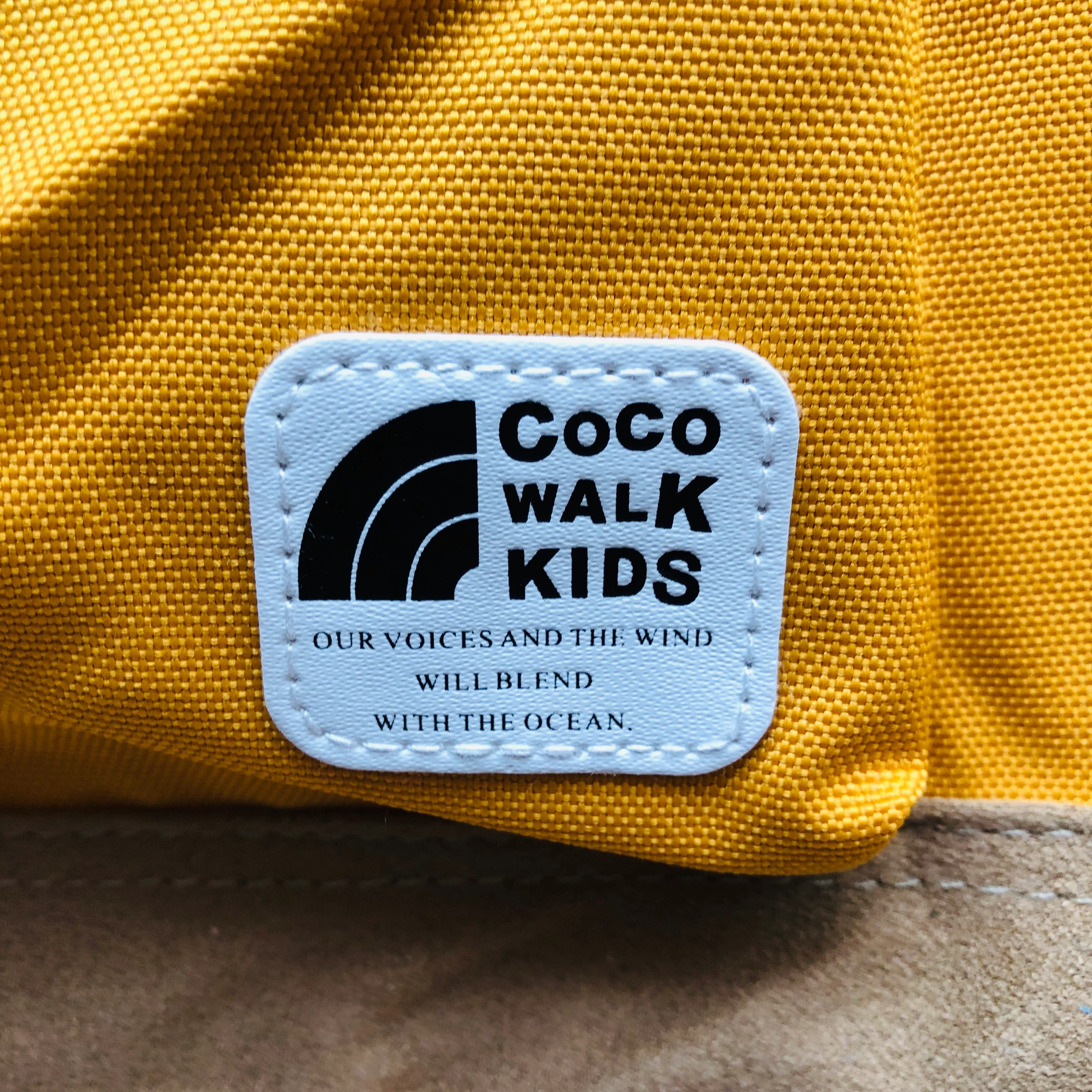 COCO WALK Kid Backpack YELLOW A-180901-MA - Image 4