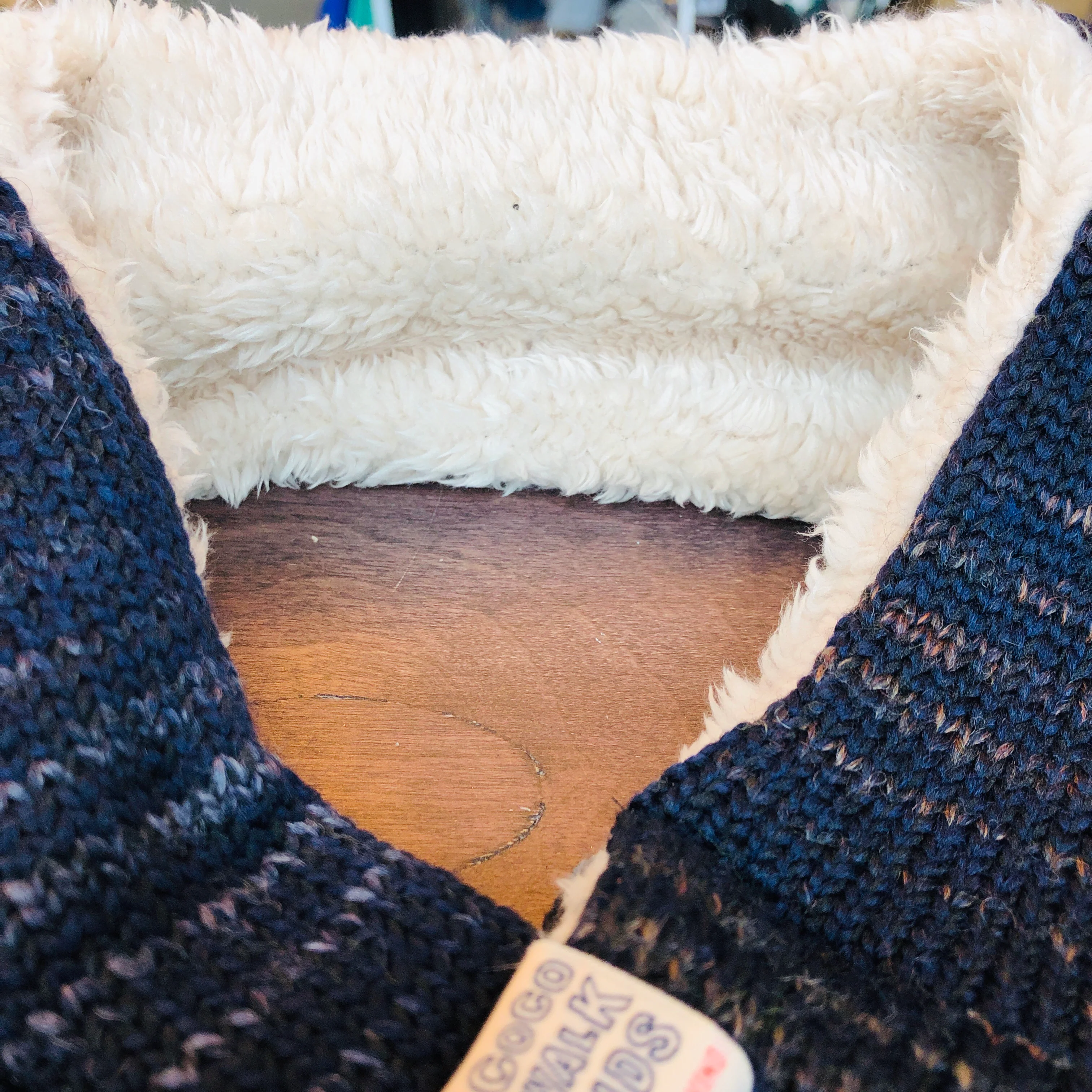 COCO WALK Kid Scarf NAVY A-181003-NV - Image 3