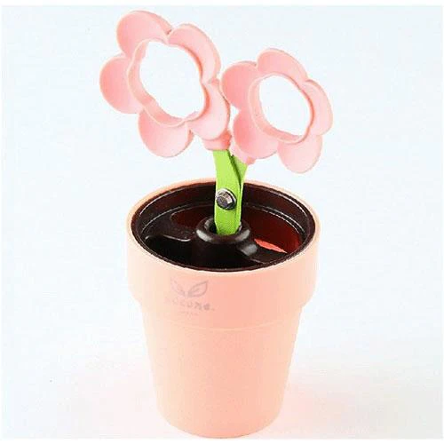 COCONE Japan Flower Scissors with Stationery Stand and Tray - Pink - Image 2