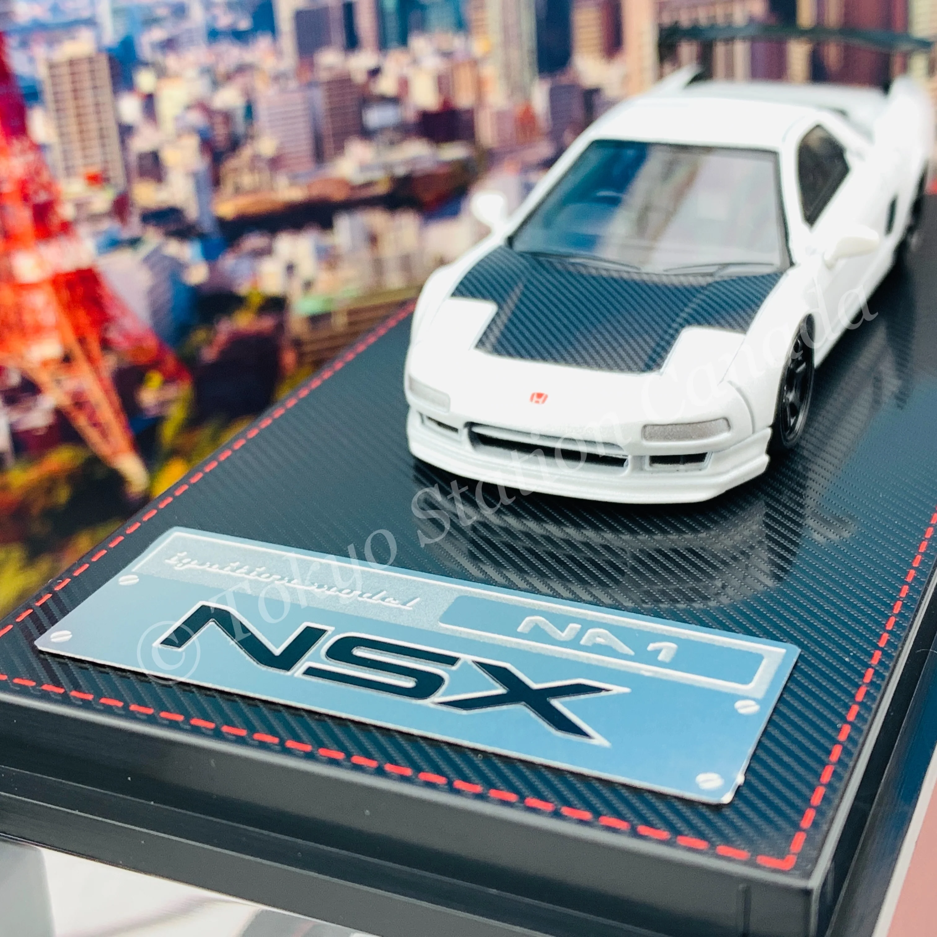 Ignition Model 1/64 Honda NSX (NA1) Matte Pearl White IG1939 - Image 3