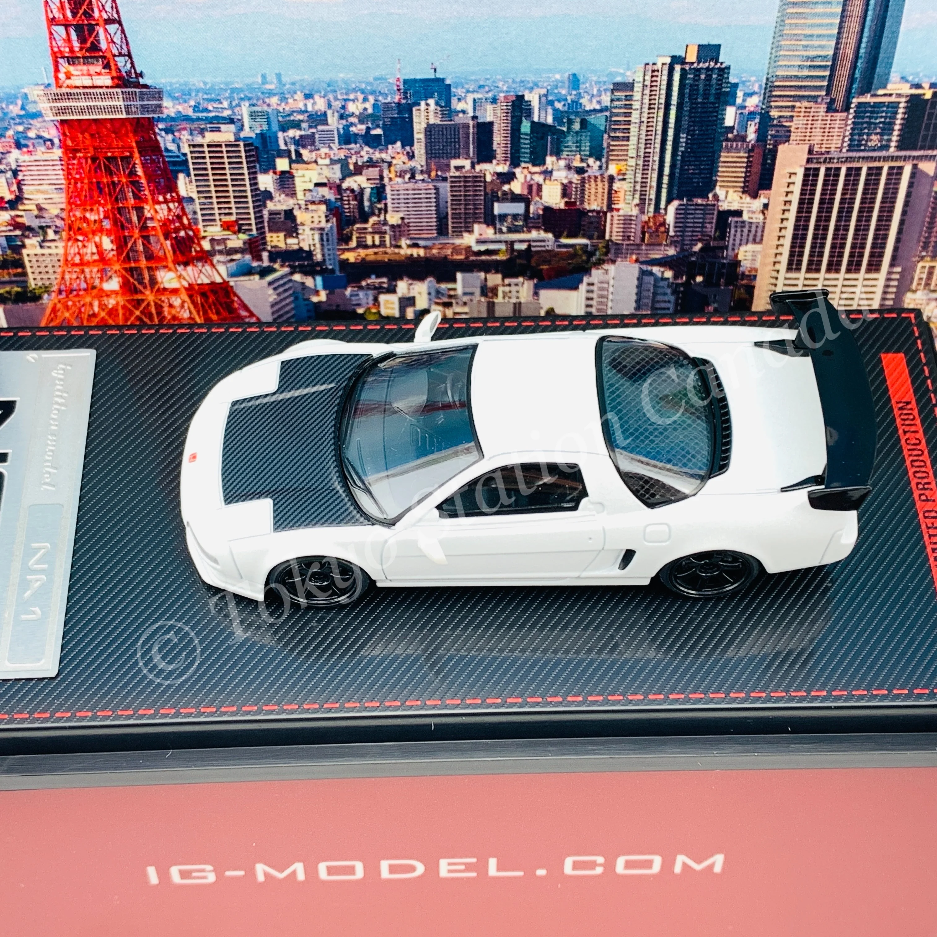 Ignition Model 1/64 Honda NSX (NA1) Matte Pearl White IG1939 - Image 4