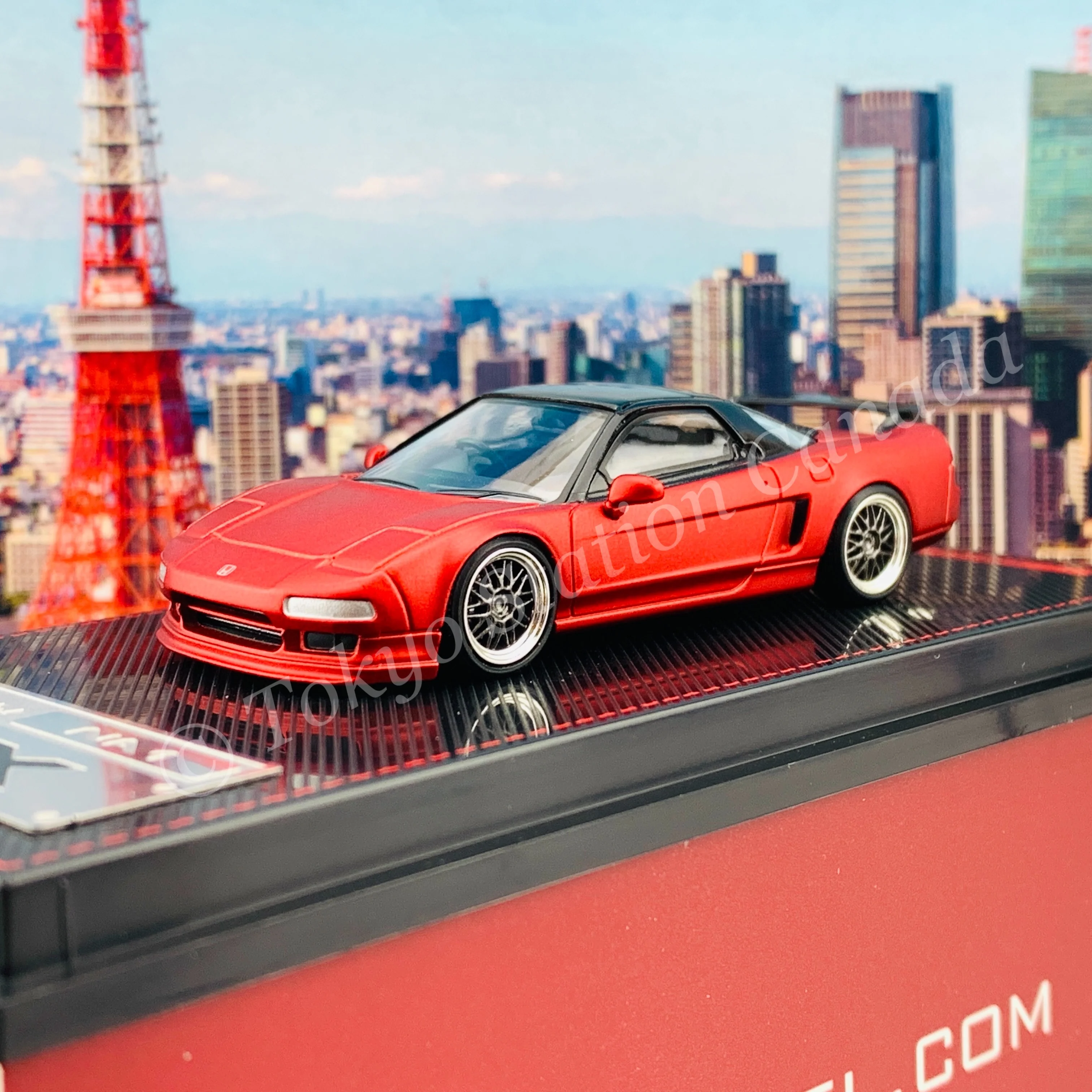 Ignition Model 1/64 Honda NSX (NA1) Matte Red Metallic IG1938 - Image 2