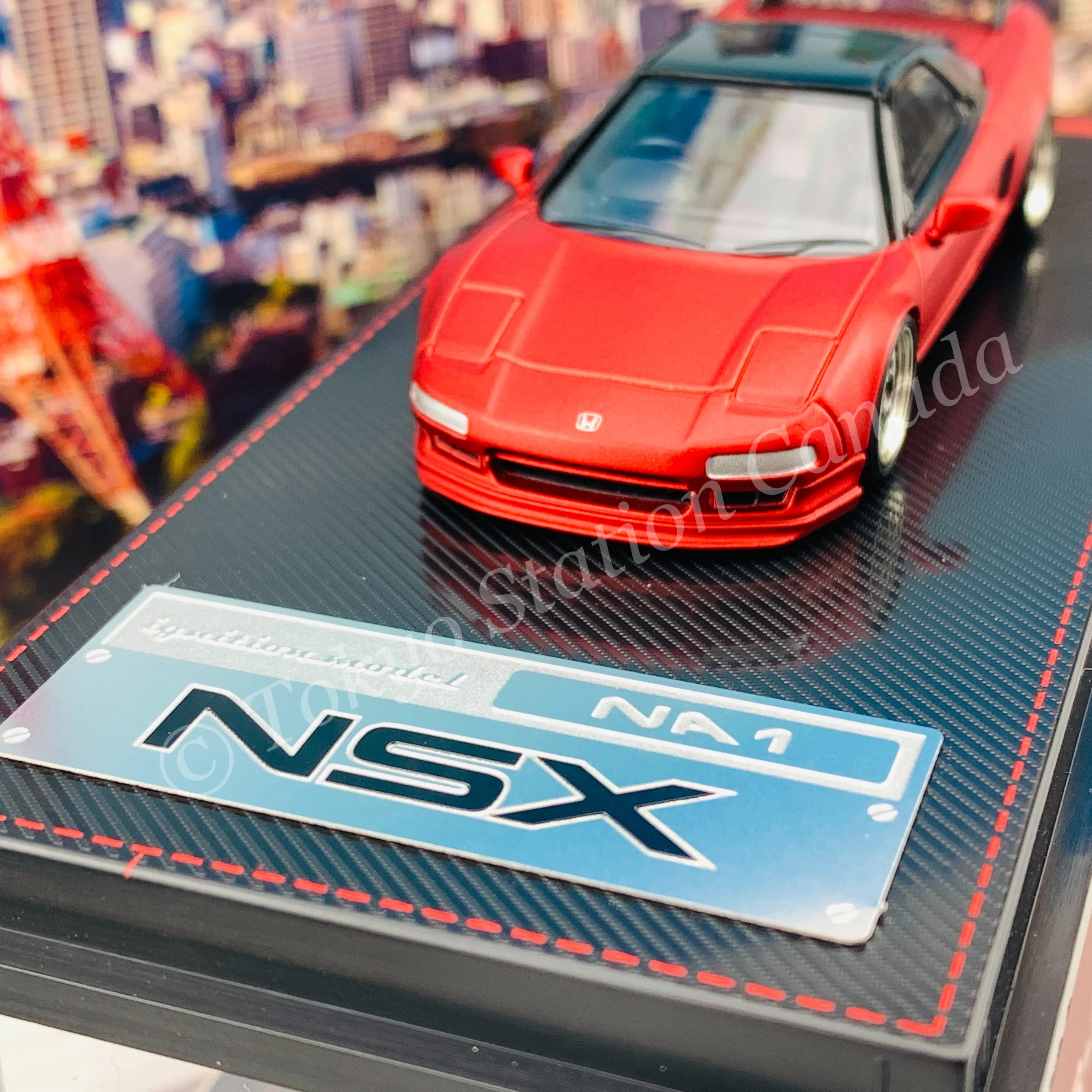Ignition Model 1/64 Honda NSX (NA1) Matte Red Metallic IG1938 - Image 3