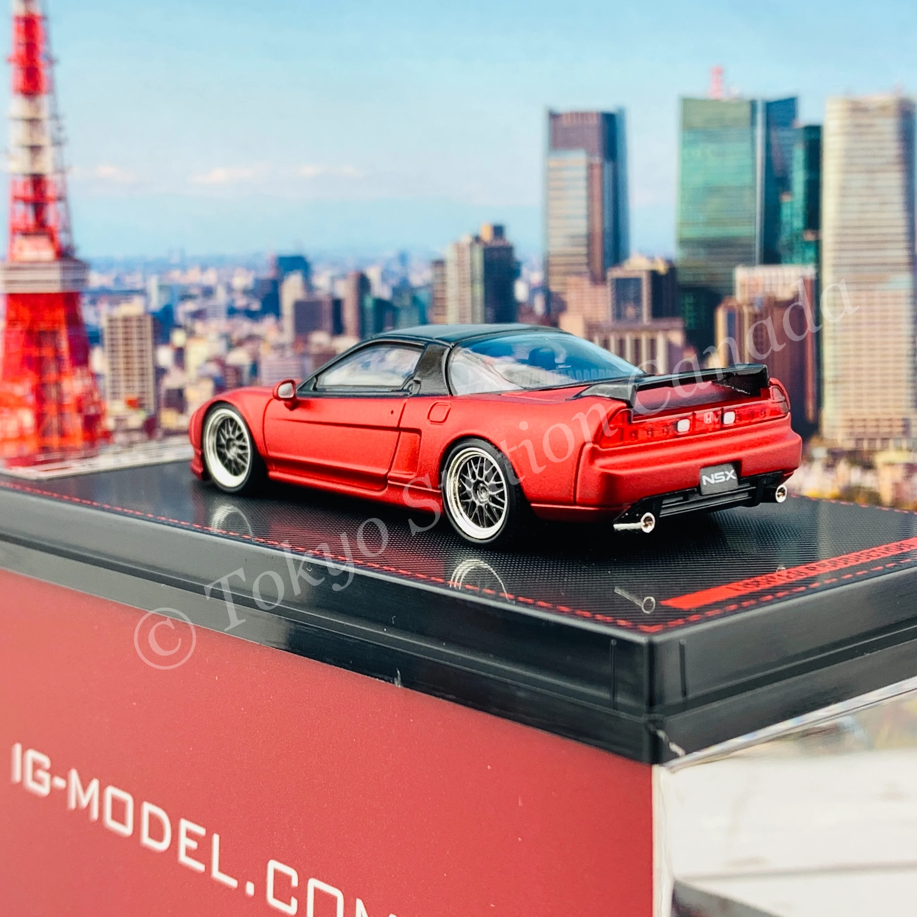 Ignition Model 1/64 Honda NSX (NA1) Matte Red Metallic IG1938 - Image 4