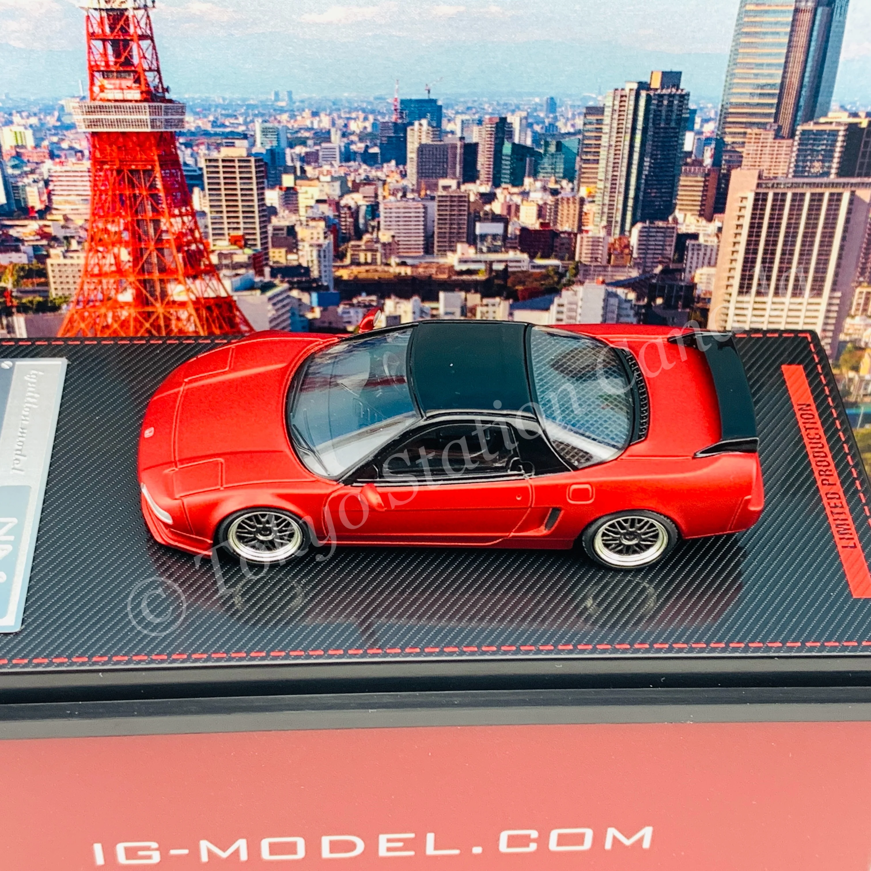 Ignition Model 1/64 Honda NSX (NA1) Matte Red Metallic IG1938 - Image 5