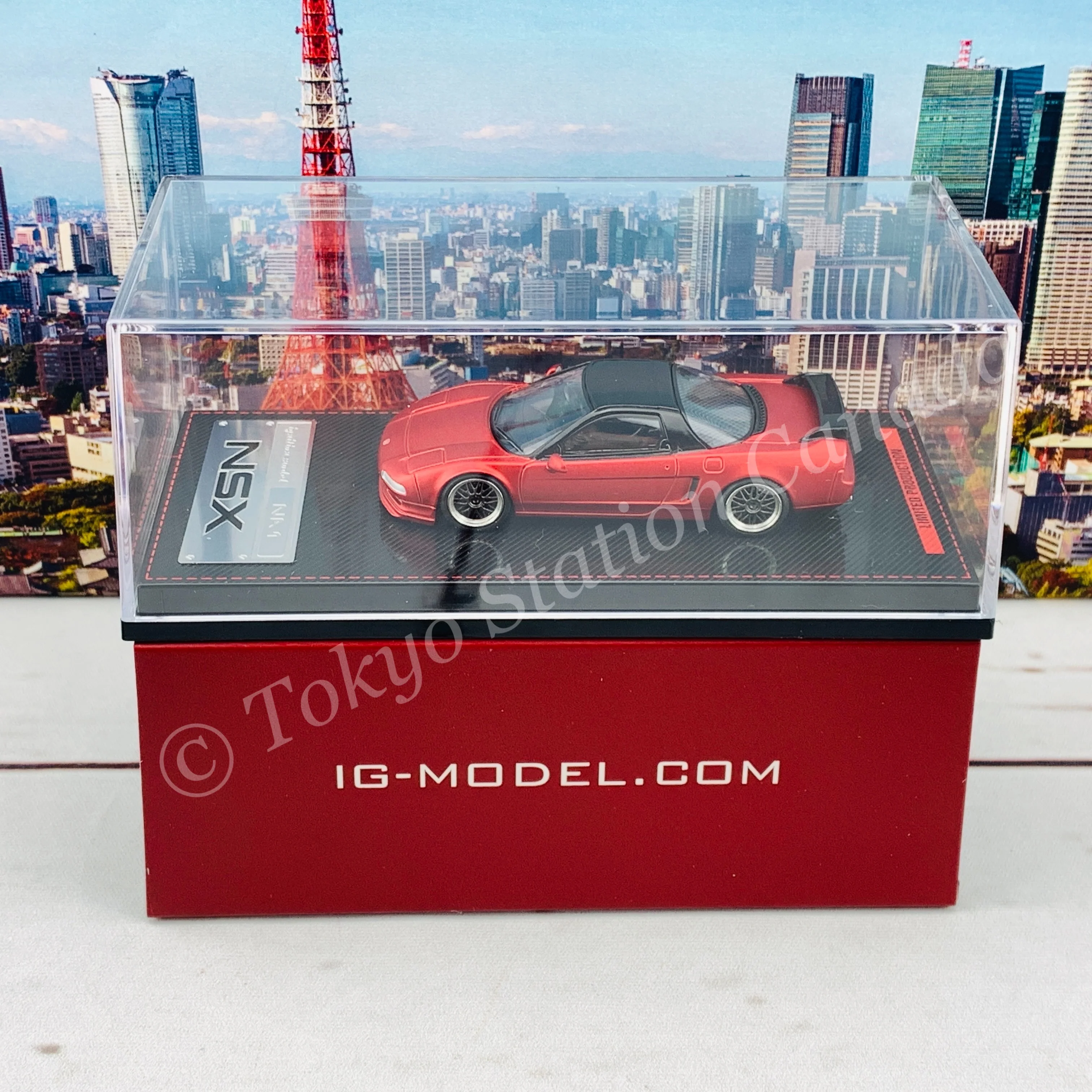Ignition Model 1/64 Honda NSX (NA1) Matte Red Metallic IG1938 - Image 6