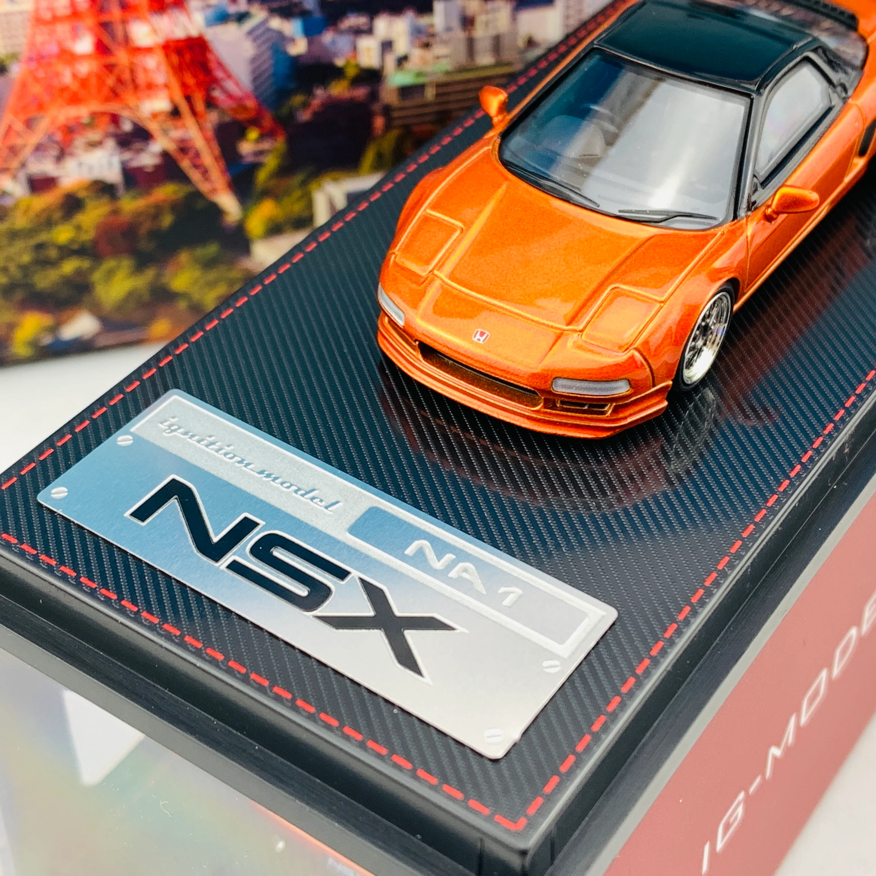 Ignition Model 1/64 Honda NSX (NA1) Orange Metallic IG1942 - Image 3