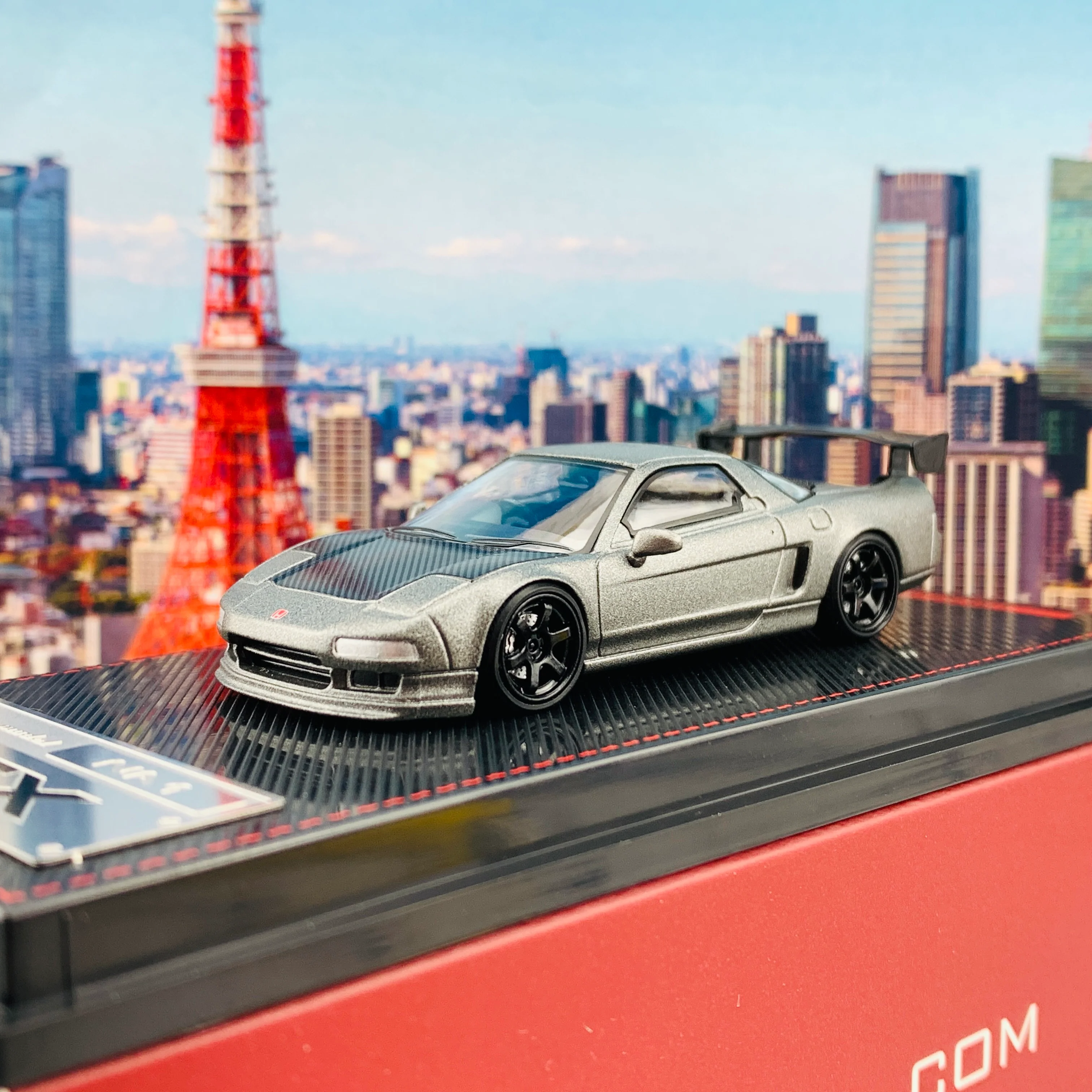 Ignition Model 1/64 Honda NSX (NA1) Titanium Gray IG1946 - Image 2