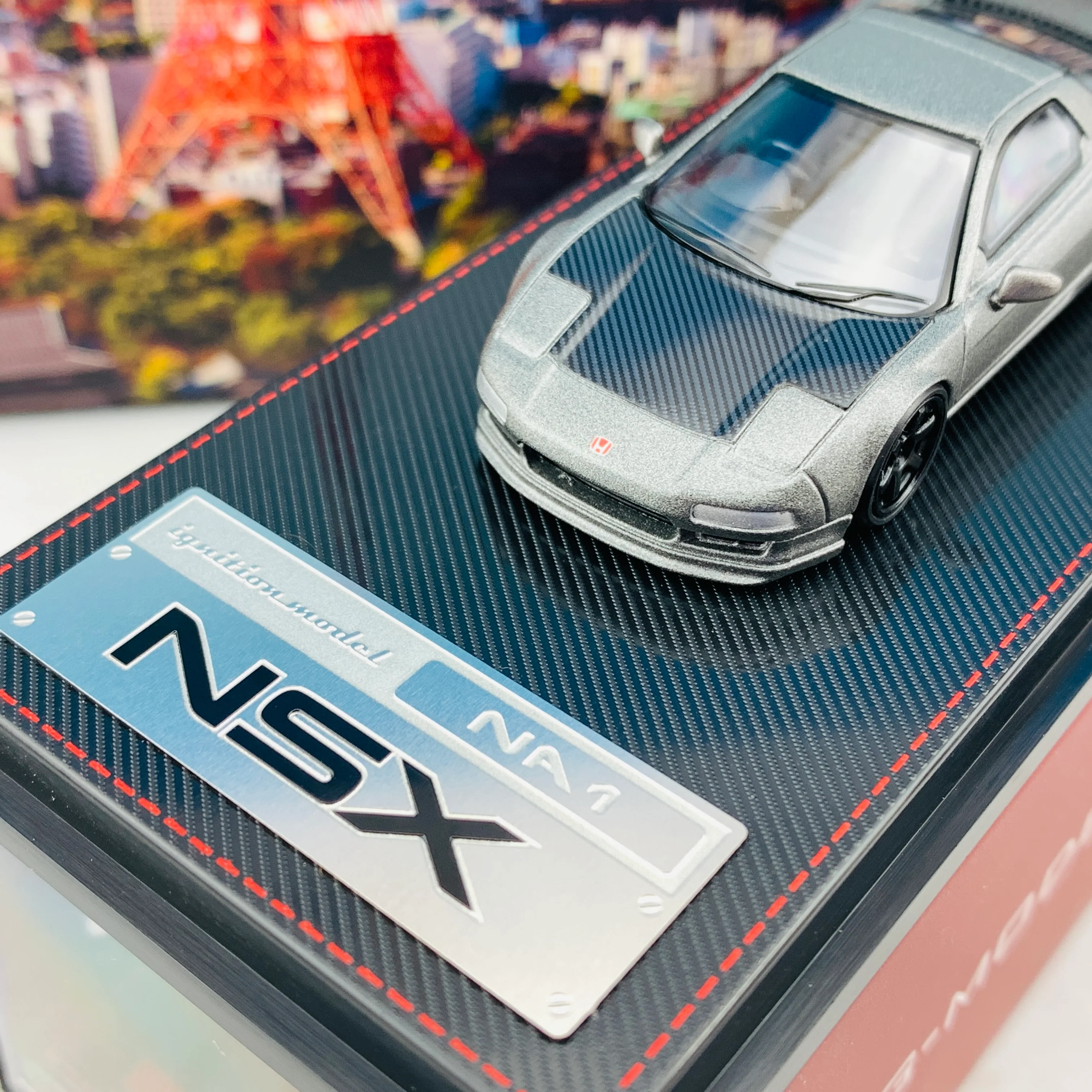 Ignition Model 1/64 Honda NSX (NA1) Titanium Gray IG1946 - Image 3