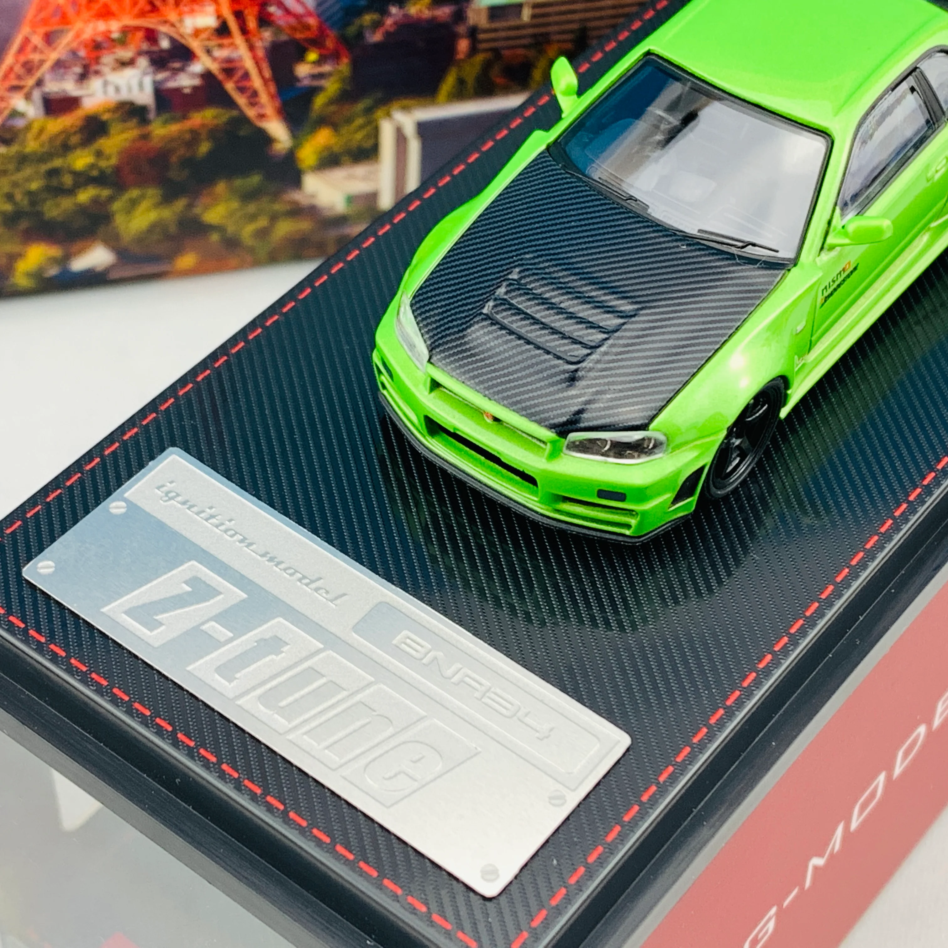 Ignition Model 1/64 Nismo R34 GTR Z-tune Green Metallic IG2126 - Image 2