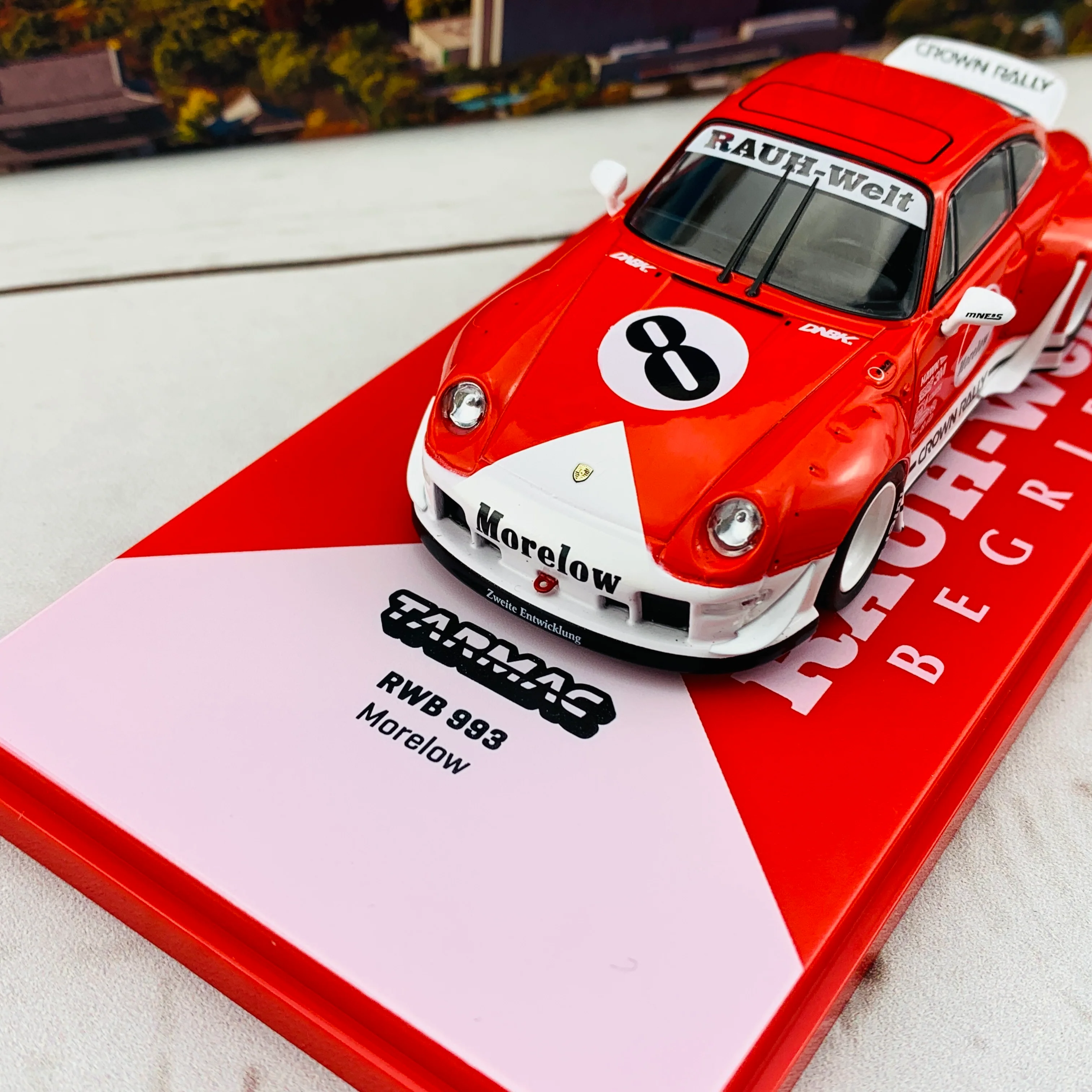 Tarmac Works 1/43 RWB 993 Morelow - MiniCar Fest Hong Kong Special Edition - HOBBY43 T43-014-ML - Image 3