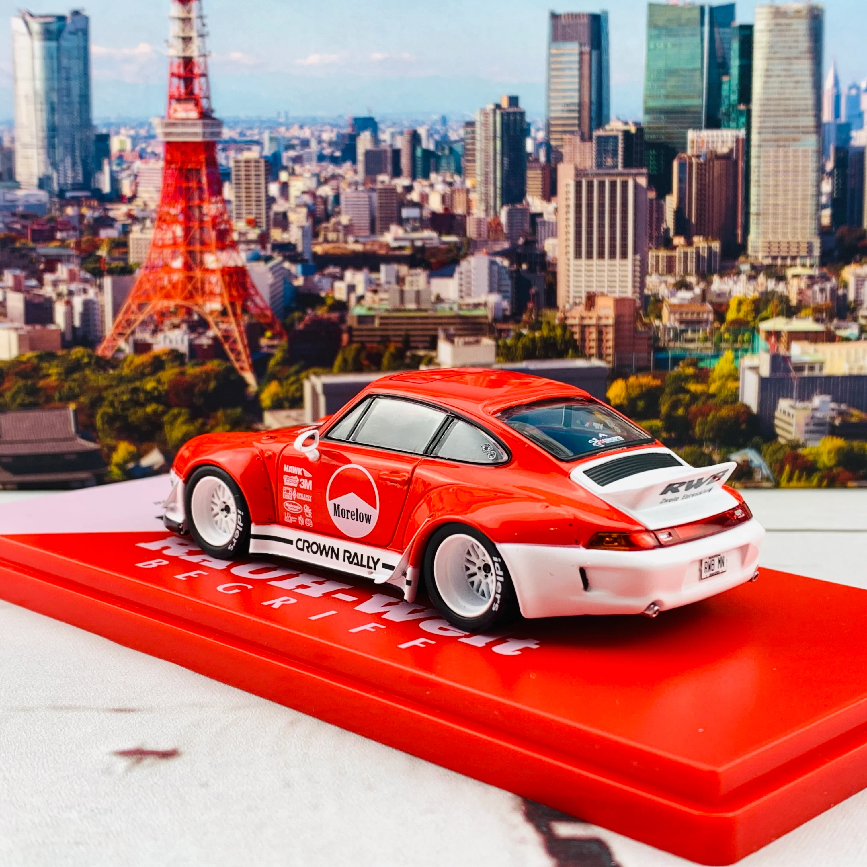 Tarmac Works 1/43 RWB 993 Morelow - MiniCar Fest Hong Kong Special Edition - HOBBY43 T43-014-ML - Image 4