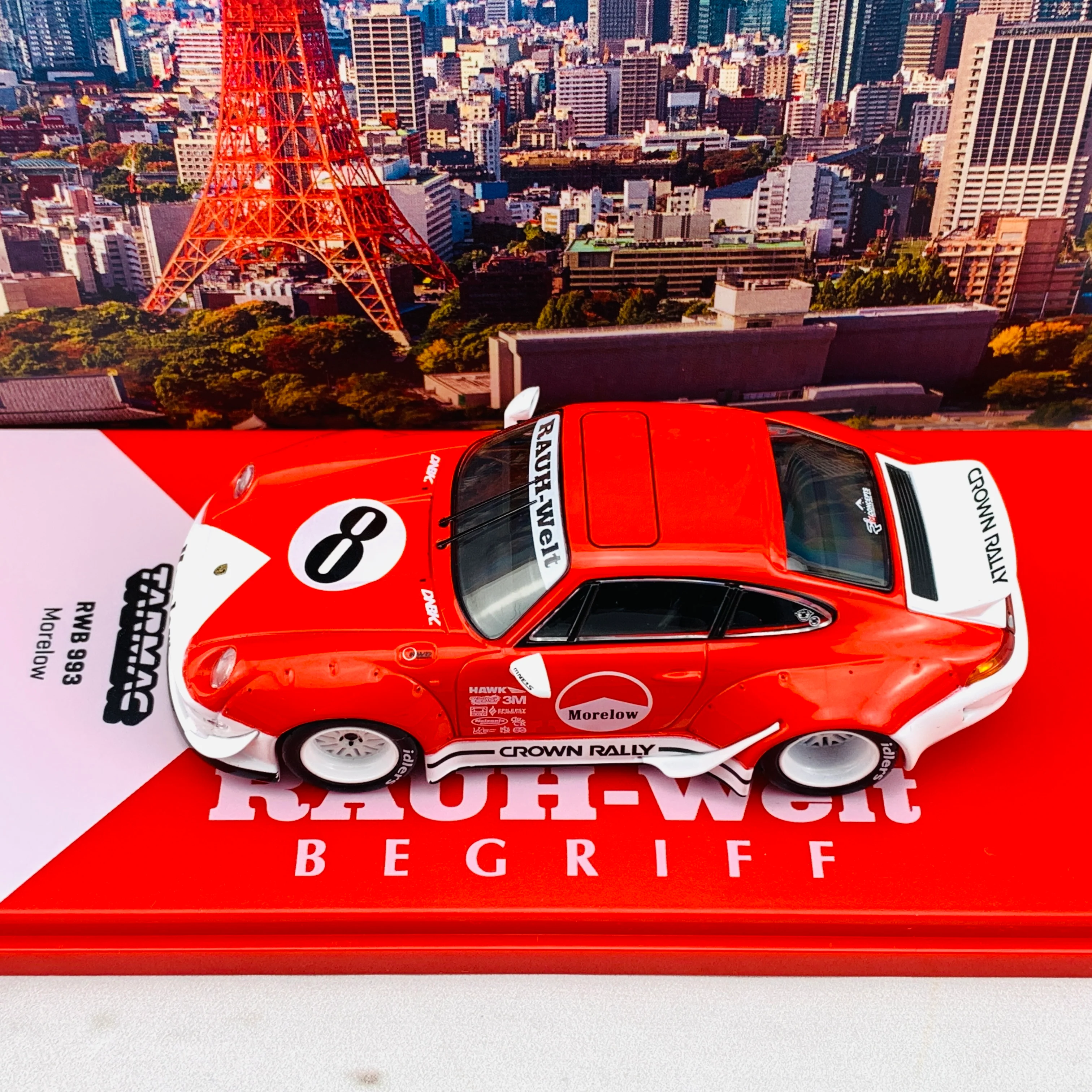 Tarmac Works 1/43 RWB 993 Morelow - MiniCar Fest Hong Kong Special Edition - HOBBY43 T43-014-ML - Image 5