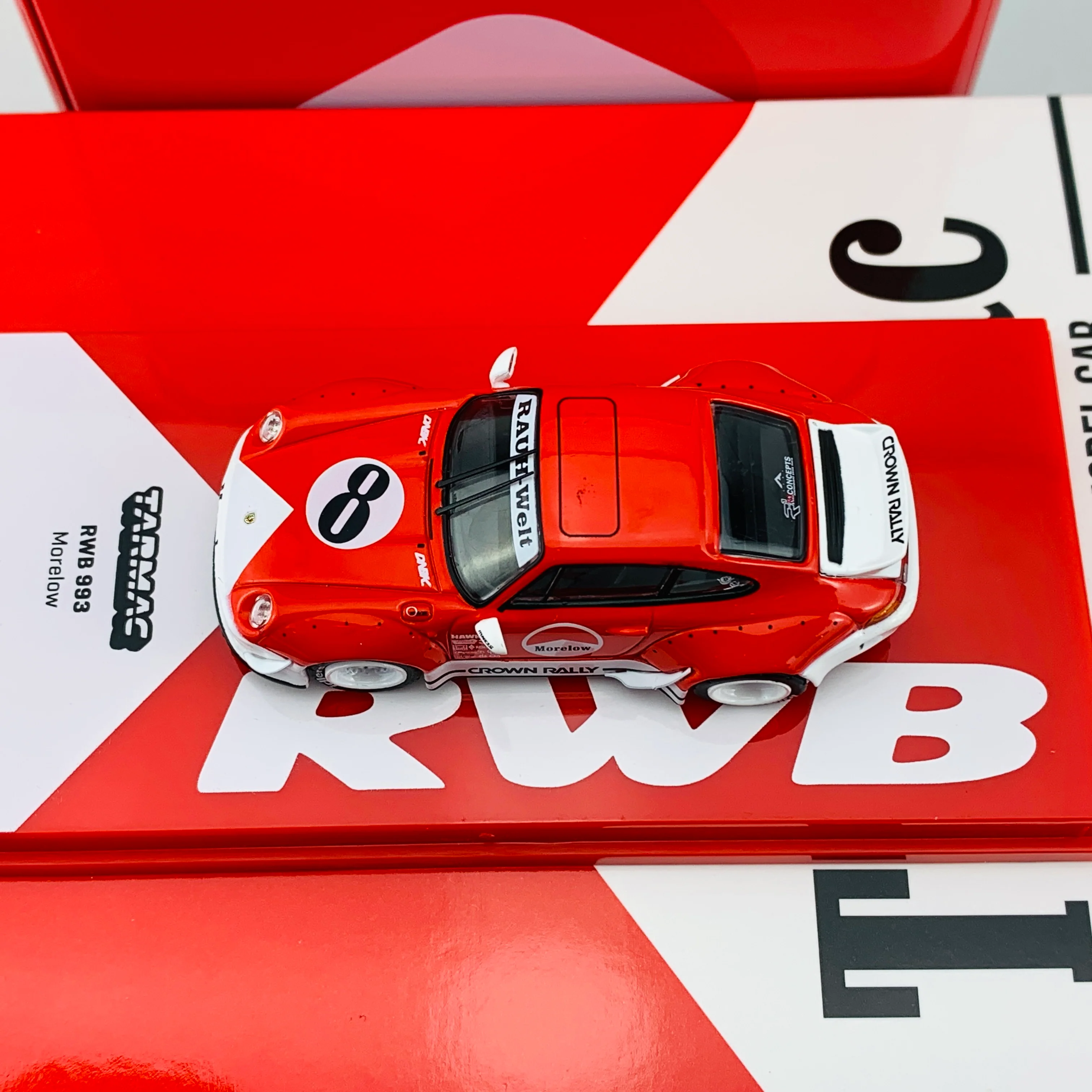 Tarmac Works 1/64 RWB 993 Morelow with Oil Can - MiniCar Fest Hong Kong Special Edition - HOBBY64 T64-017-ML - Image 6