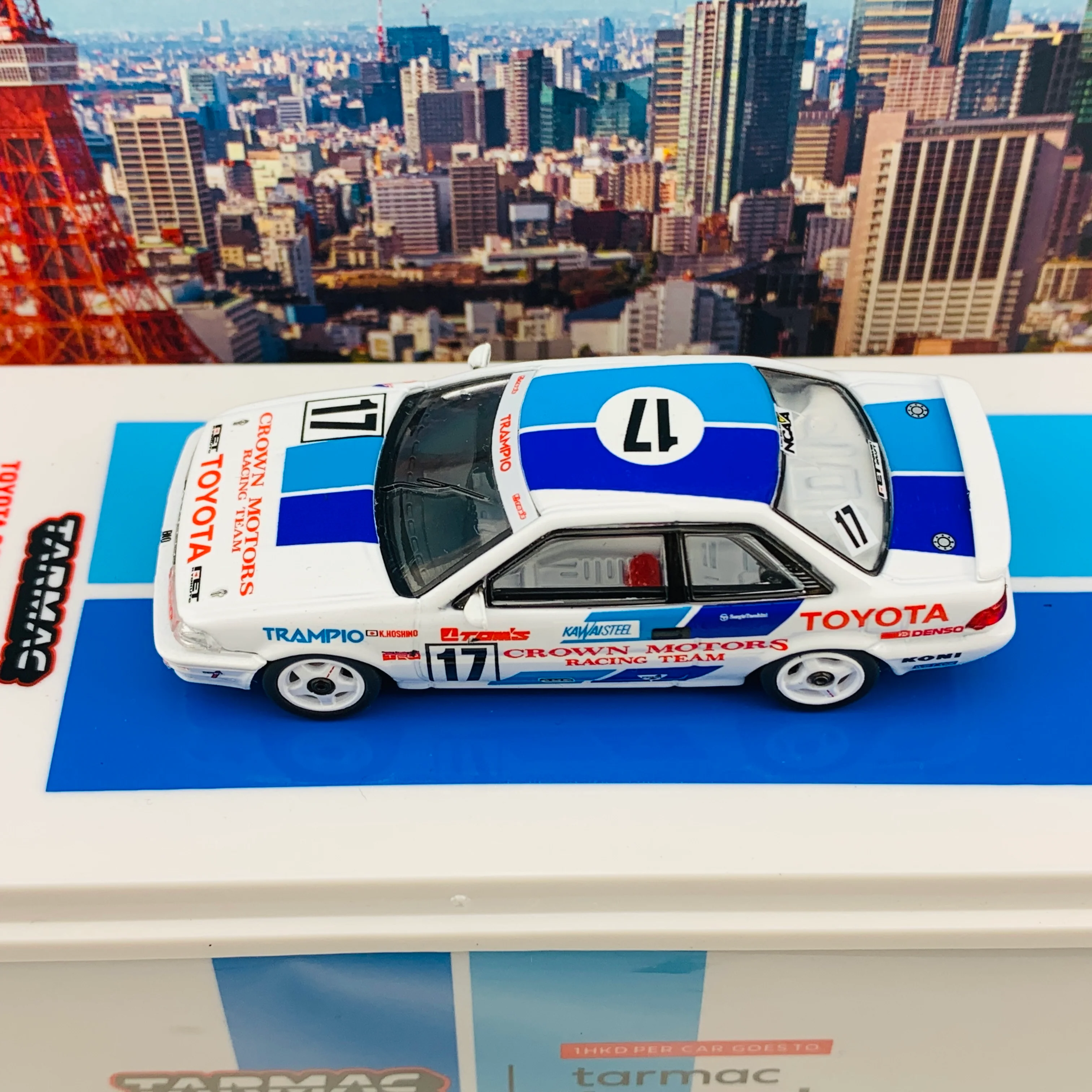 Tarmac Works 1/64 Toyota Corolla Levin AE92 Macau Guia Race 1989 #17 - Macau GP 2020 Special Edition - HOBBY64 T64-036-89MGP17 - Image 5