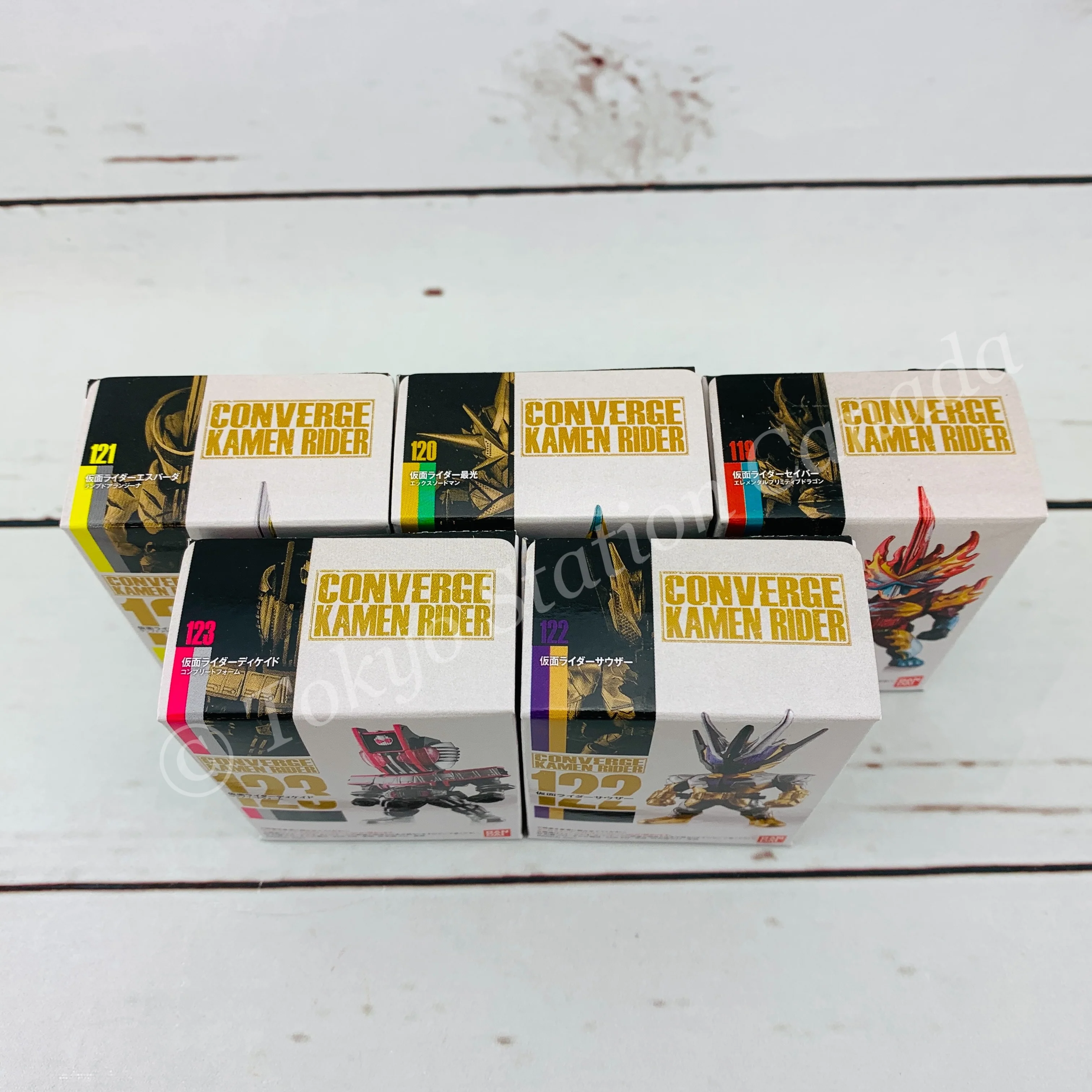 CONVERGE KAMEN RIDER #21 Complete set of 5 (4549660627135) - Image 3