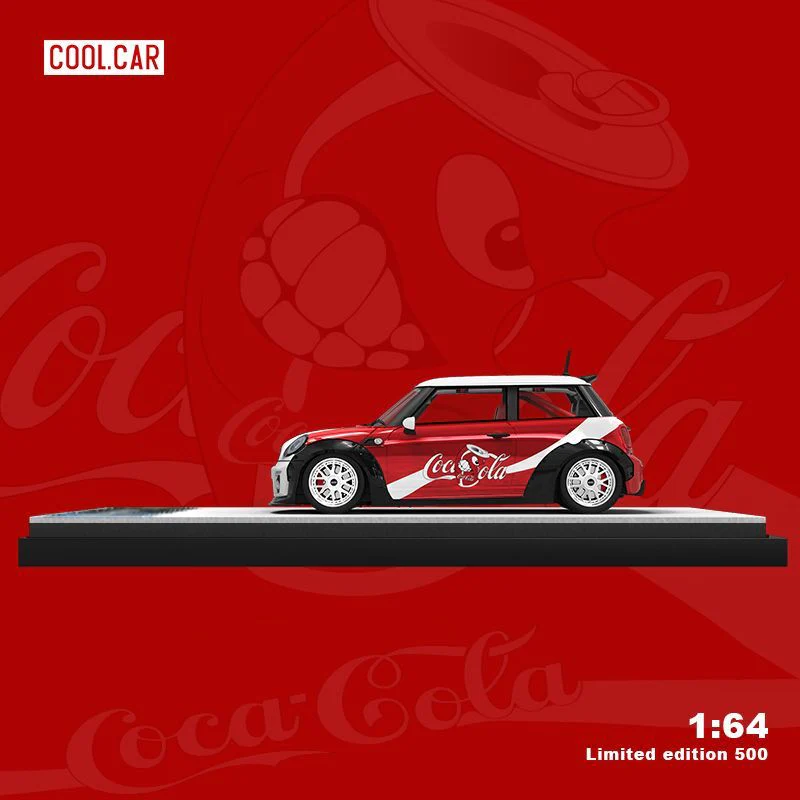 CoolCar 1/64 Coca Cola Mini Cooper - Image 2