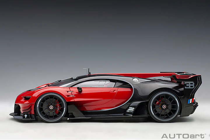 AUTOart 1/18 BUGATTI VISION GRAN TURISMO (RED/BLACK CARBON) 70988 - Image 5