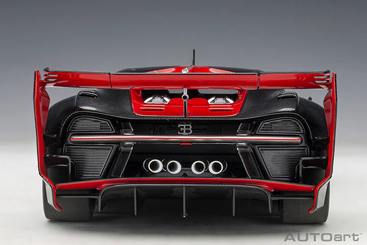 AUTOart 1/18 BUGATTI VISION GRAN TURISMO (RED/BLACK CARBON) 70988 - Image 6